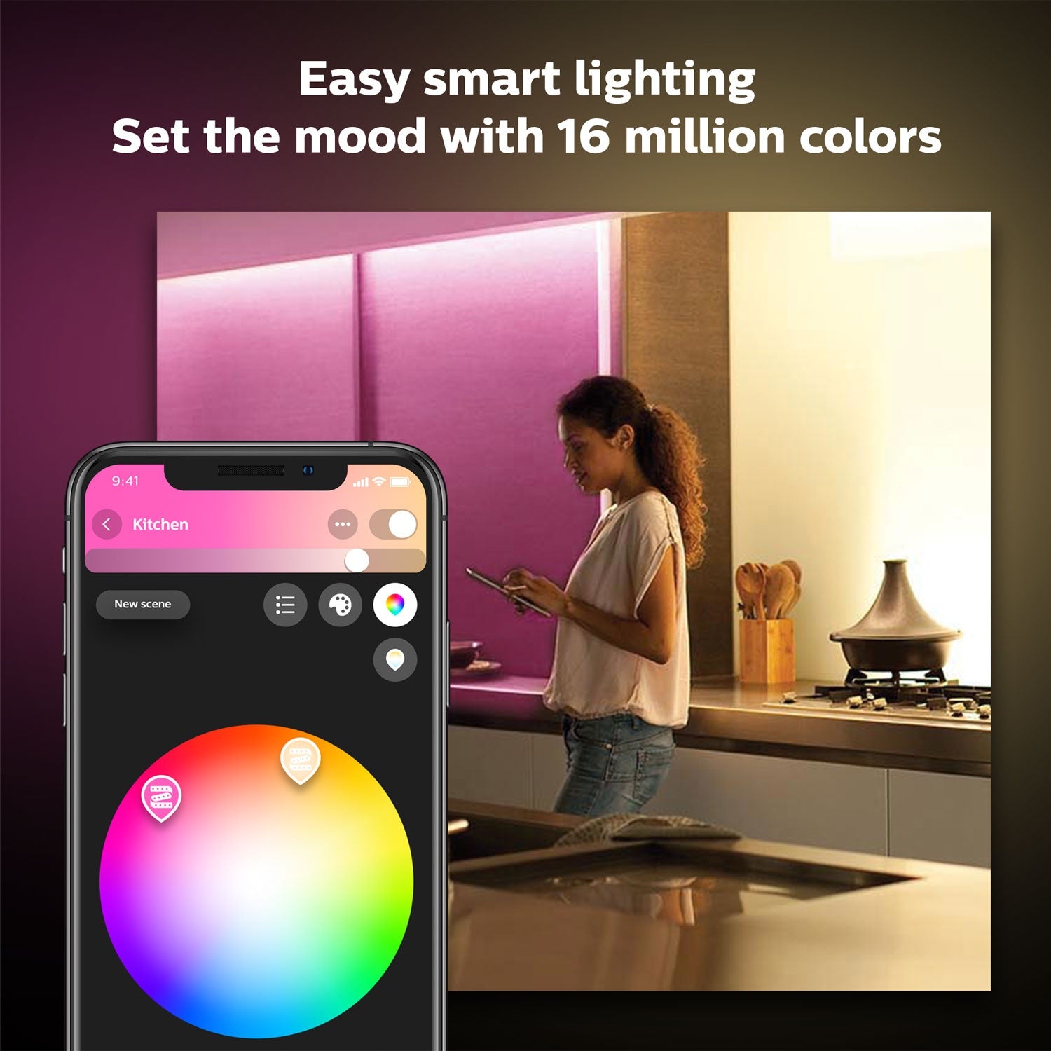 Hue LightStrip Plus V4 2m base kit with plug