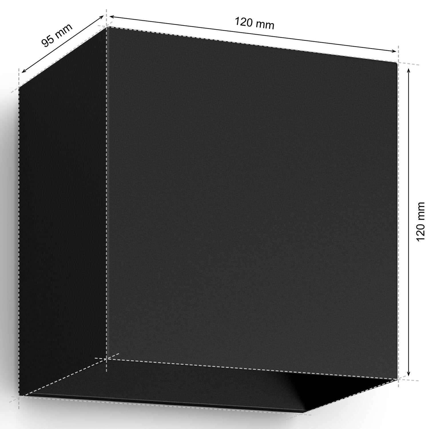 Hue Resonate Wall Lamp Downward White and Color Ambiance Black