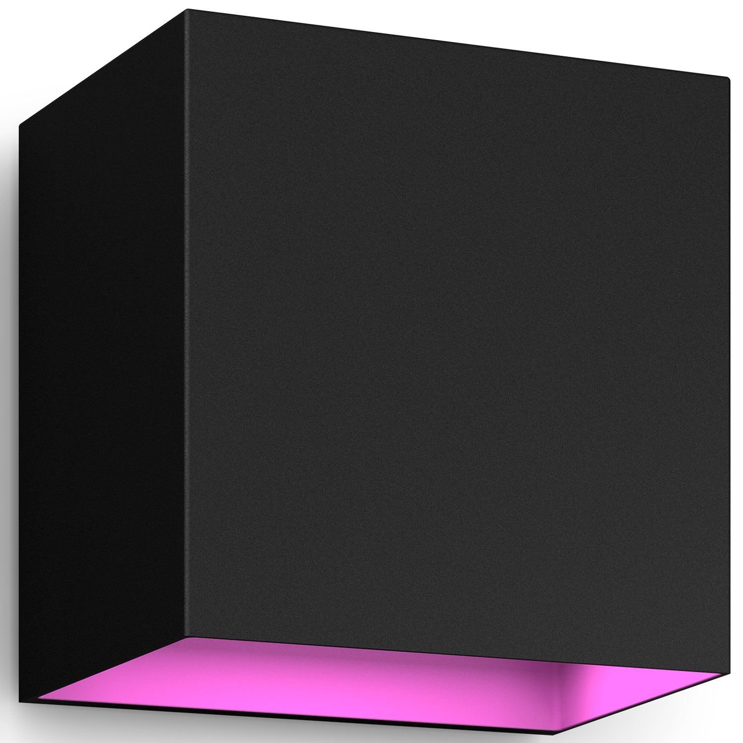 Hue Resonate Wall Lamp Downward White and Color Ambiance Black