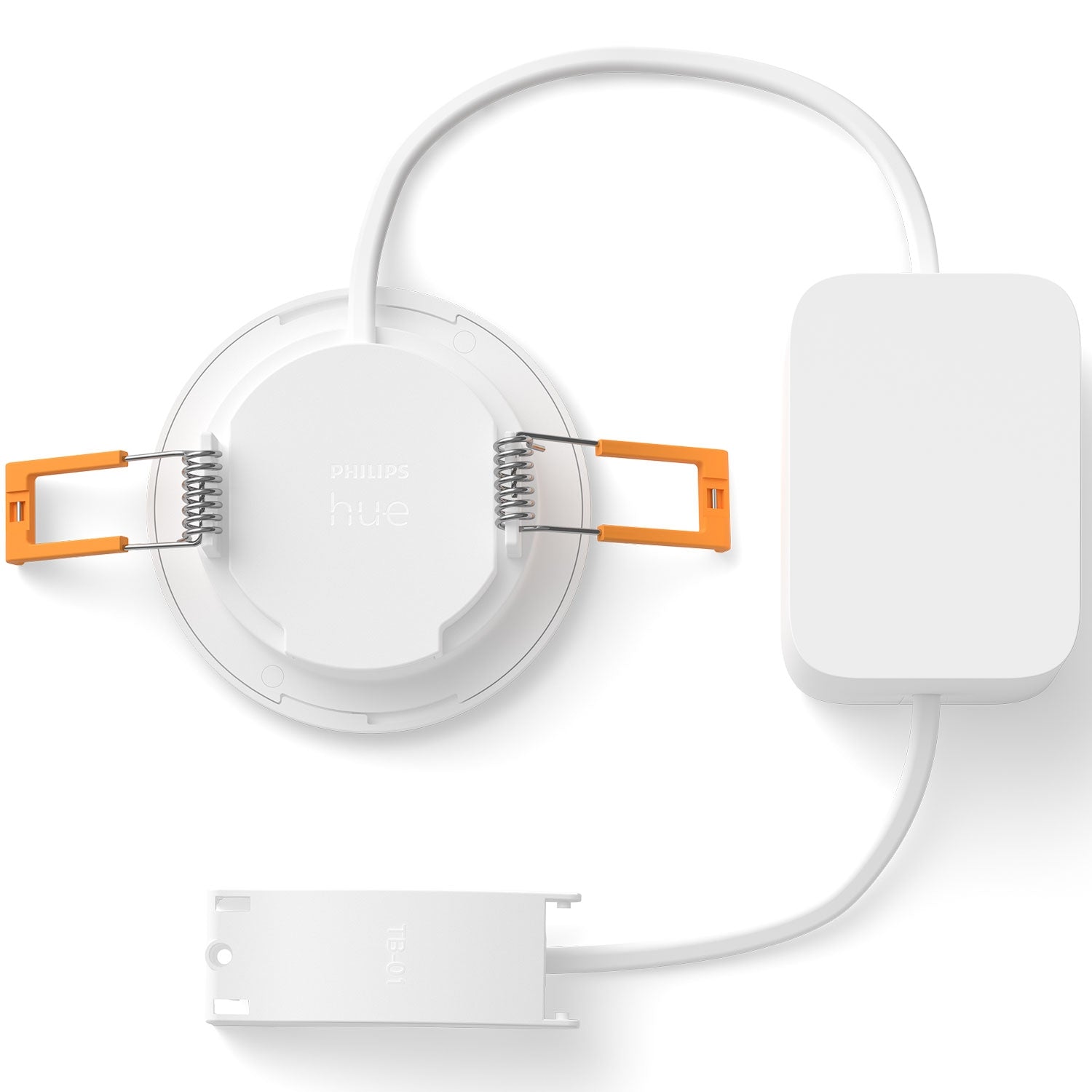 Hue Slim Downlight S 90mm White and Color Ambiance White 1-pack