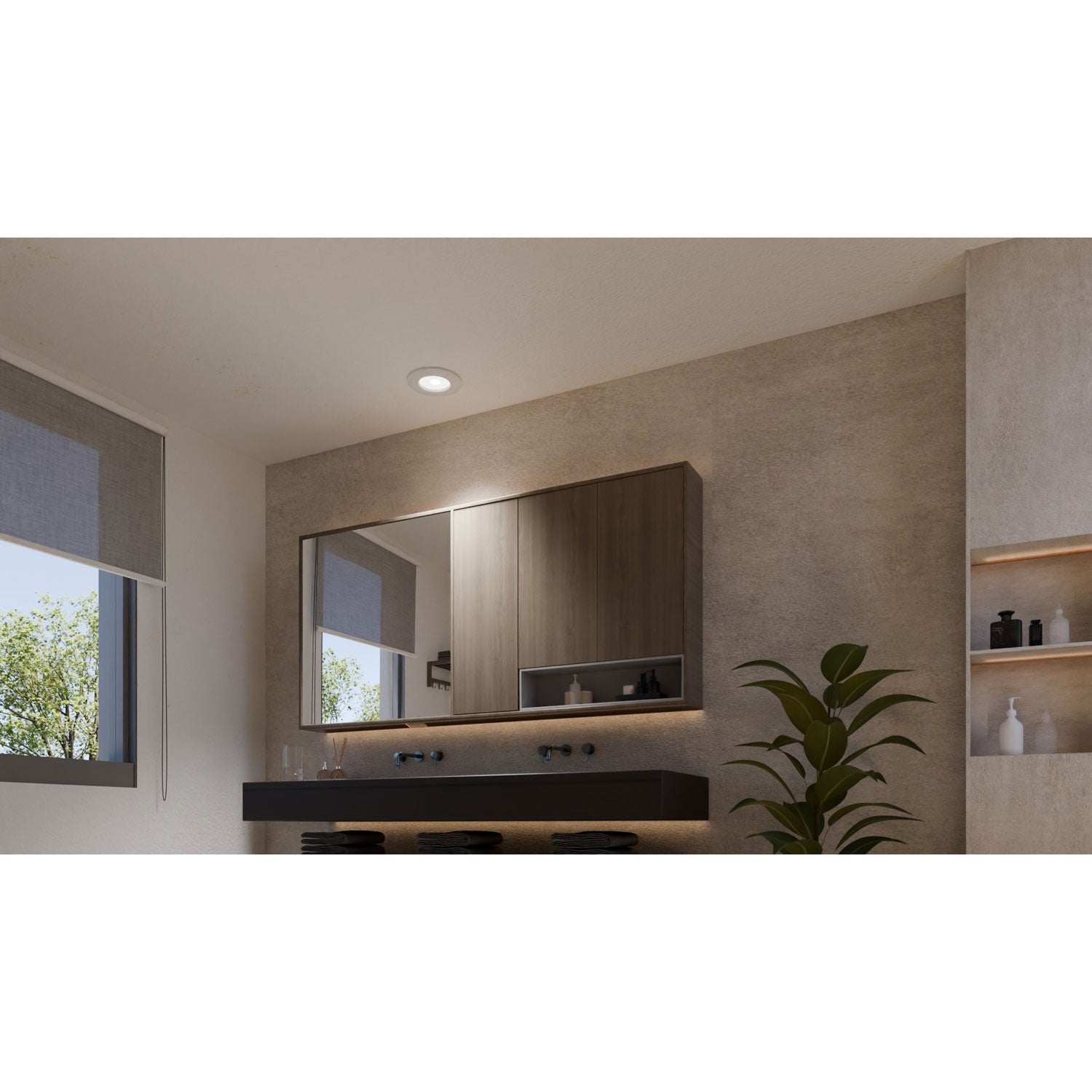 Hue Slim Downlight S 90mm White and Color Ambiance White 1-pack