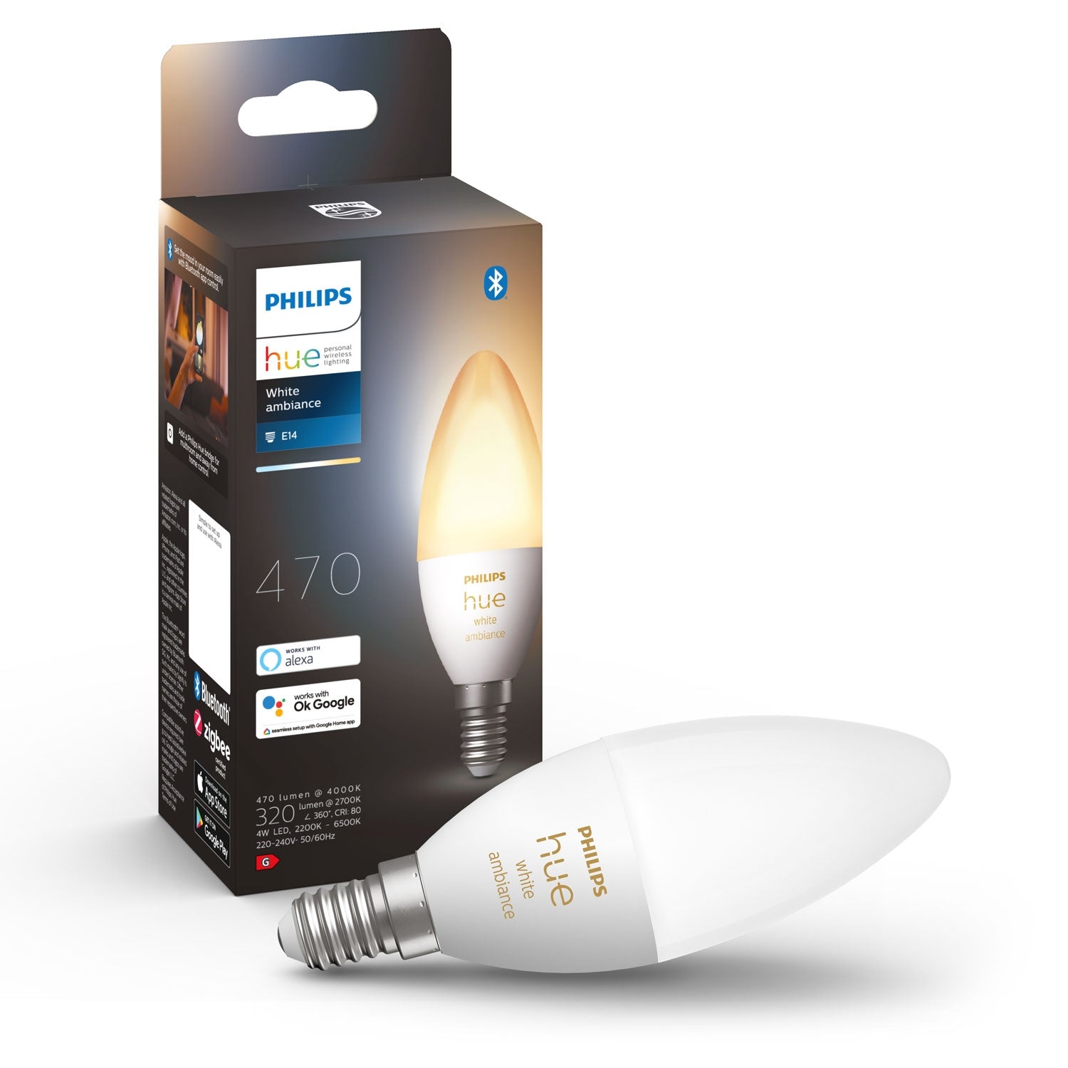 Hue White Ambiance E14 Crown 1-pack