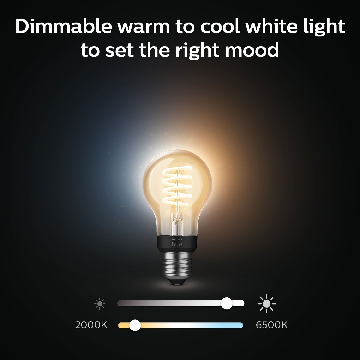 Hue White Ambiance Filament E27 A60 40W