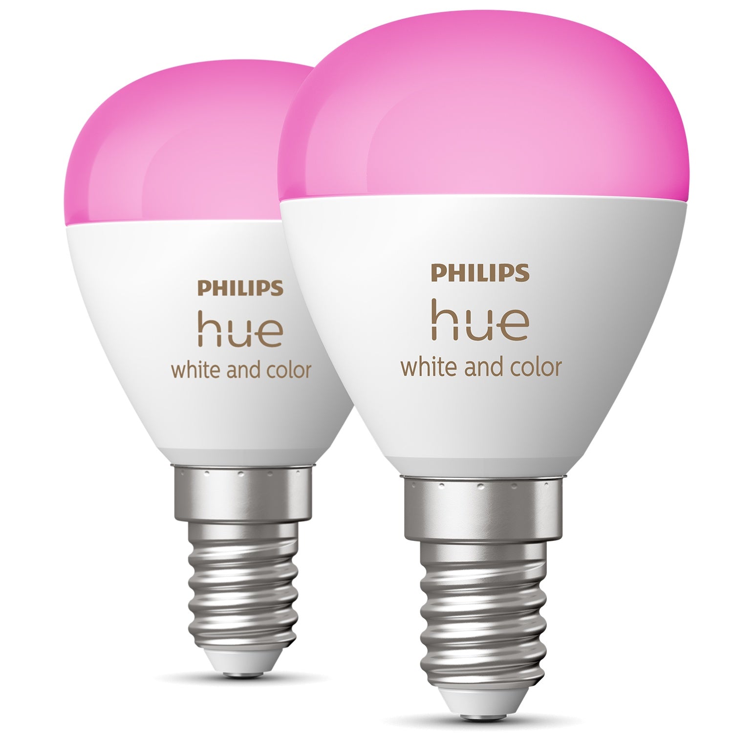 Hue White Color Ambiance E14 Globe 2-pack