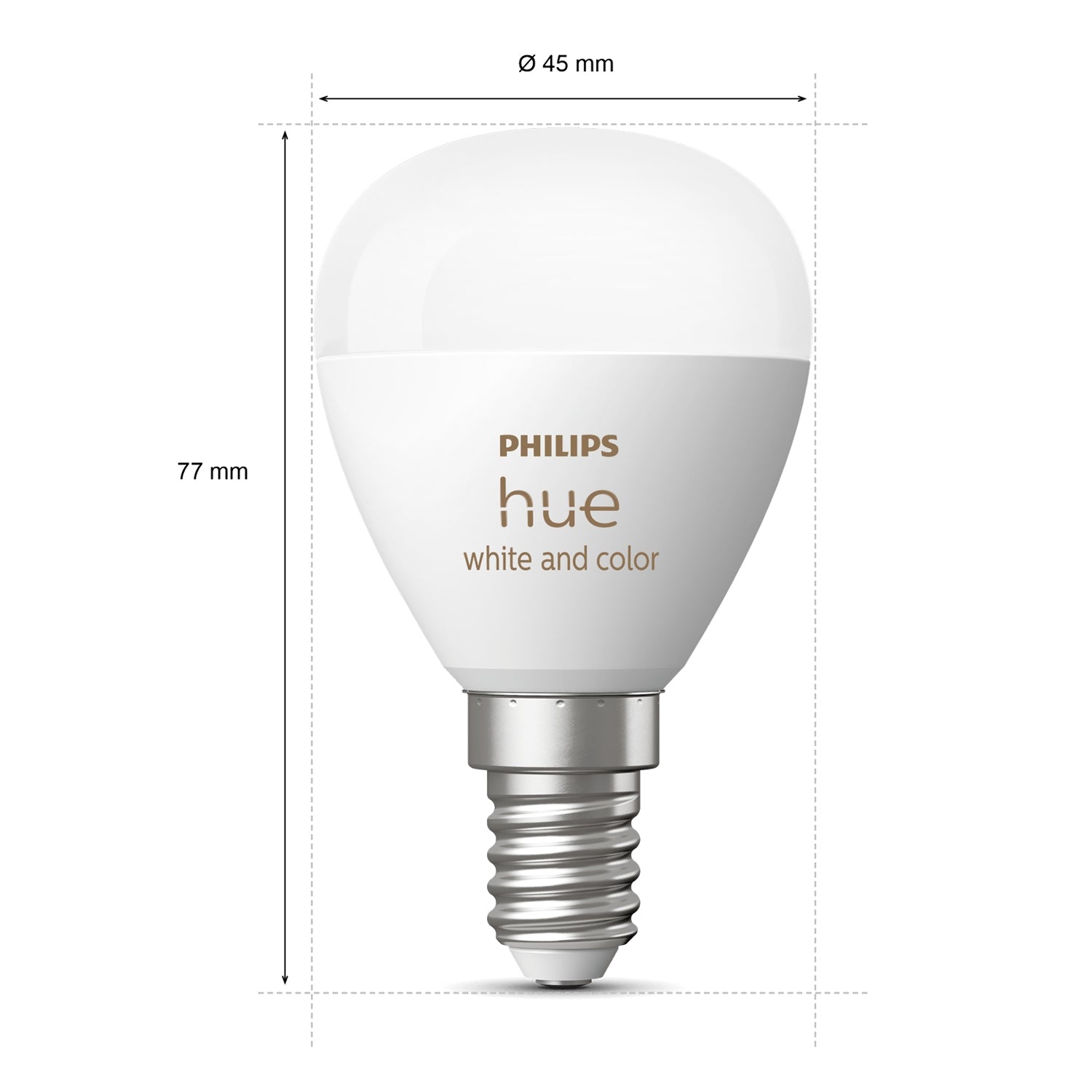 Hue White Color Ambiance E14 Globe 2-pack