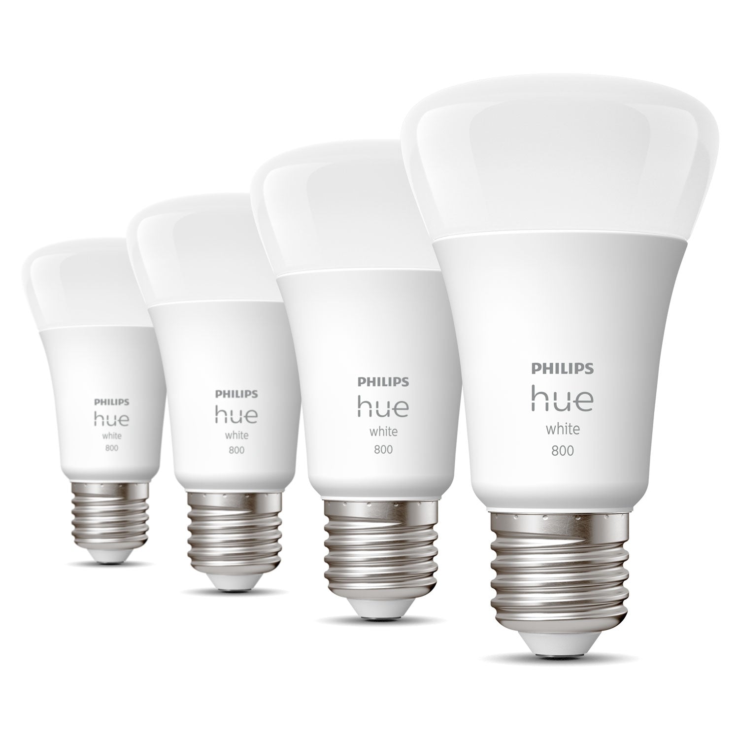 Hue White E27 A60 800lm 4-pack