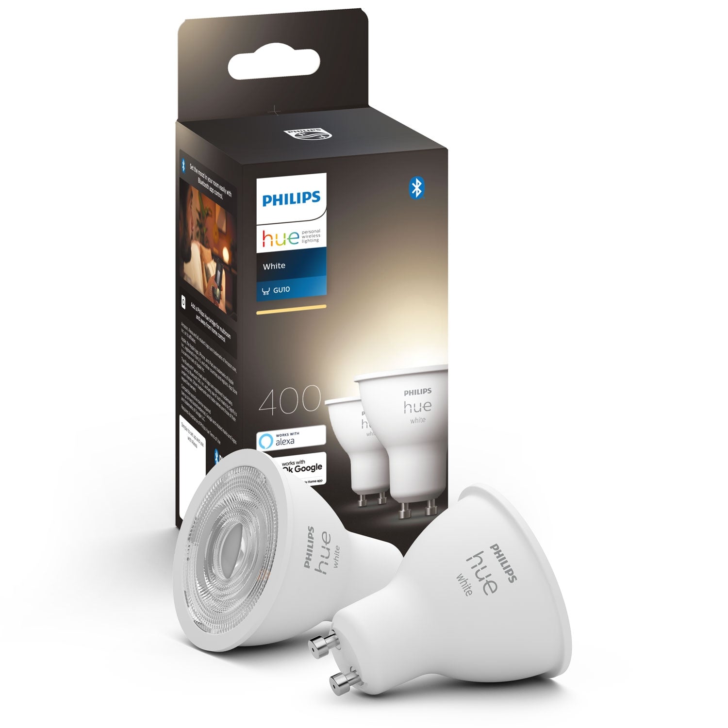 Hue White GU10 5.2W 2-pack