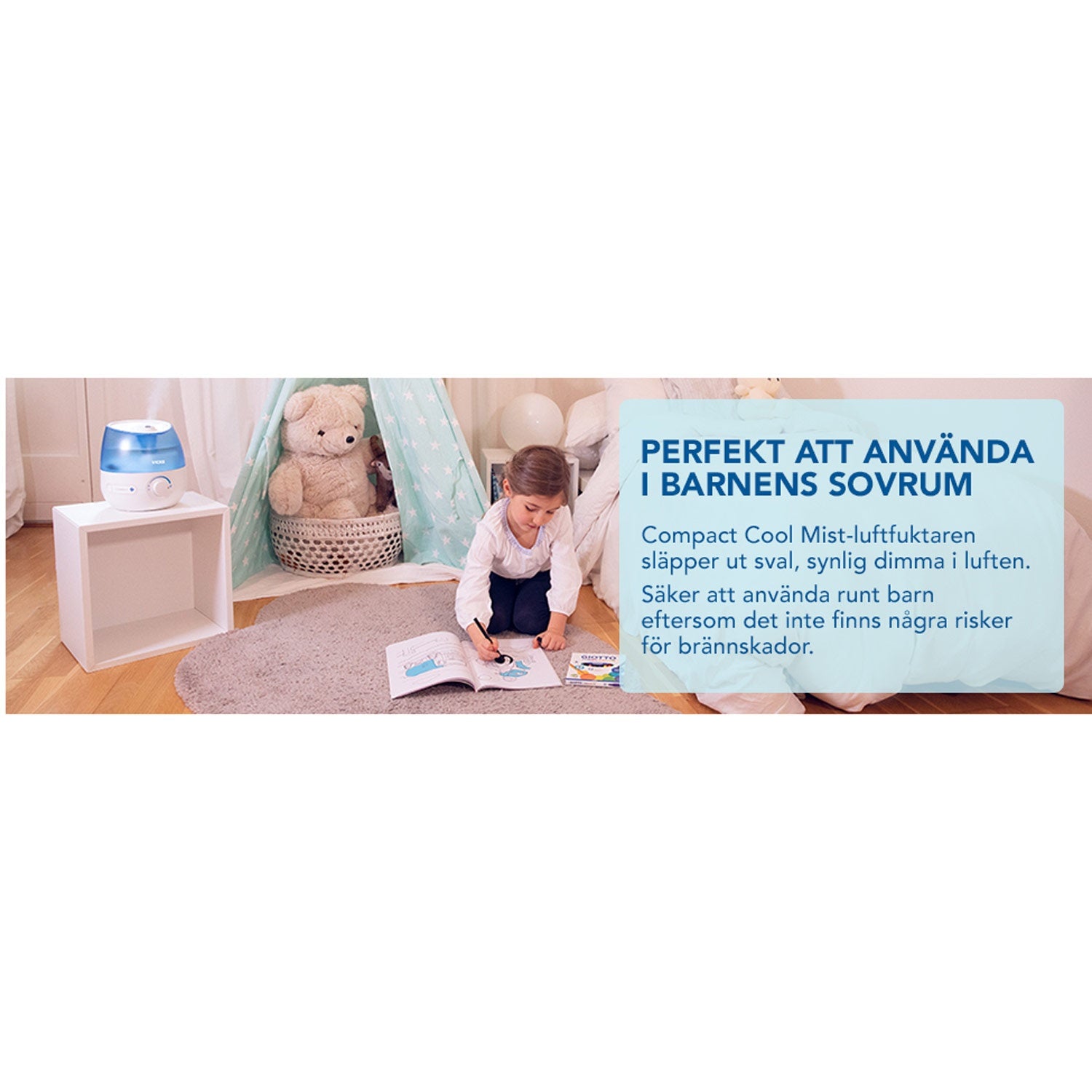 Humidifier Mini Cool Mist Ultrasonic VUL525