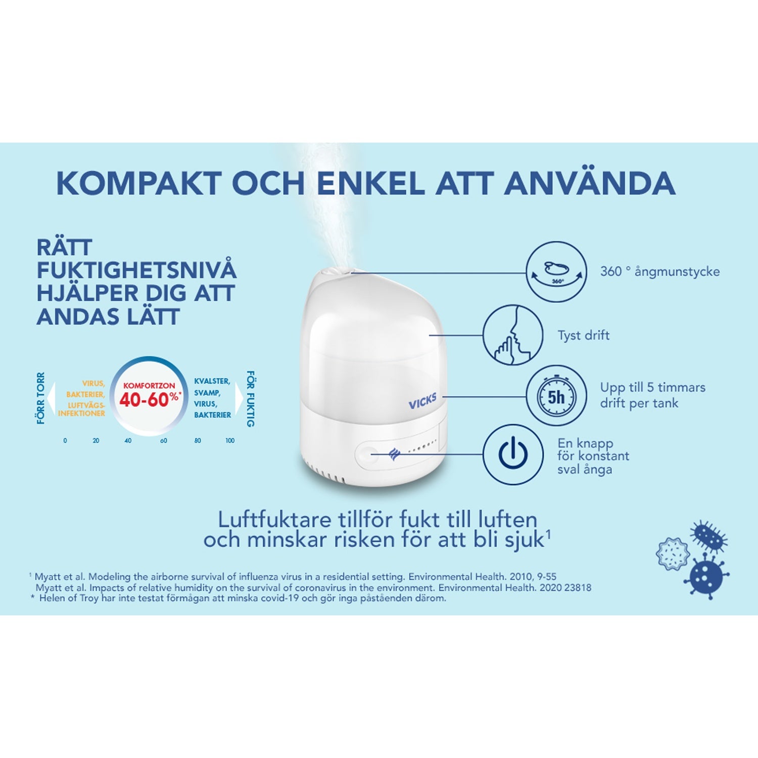 Humidifier Ultrasonic-Cool Mist VUL510E4