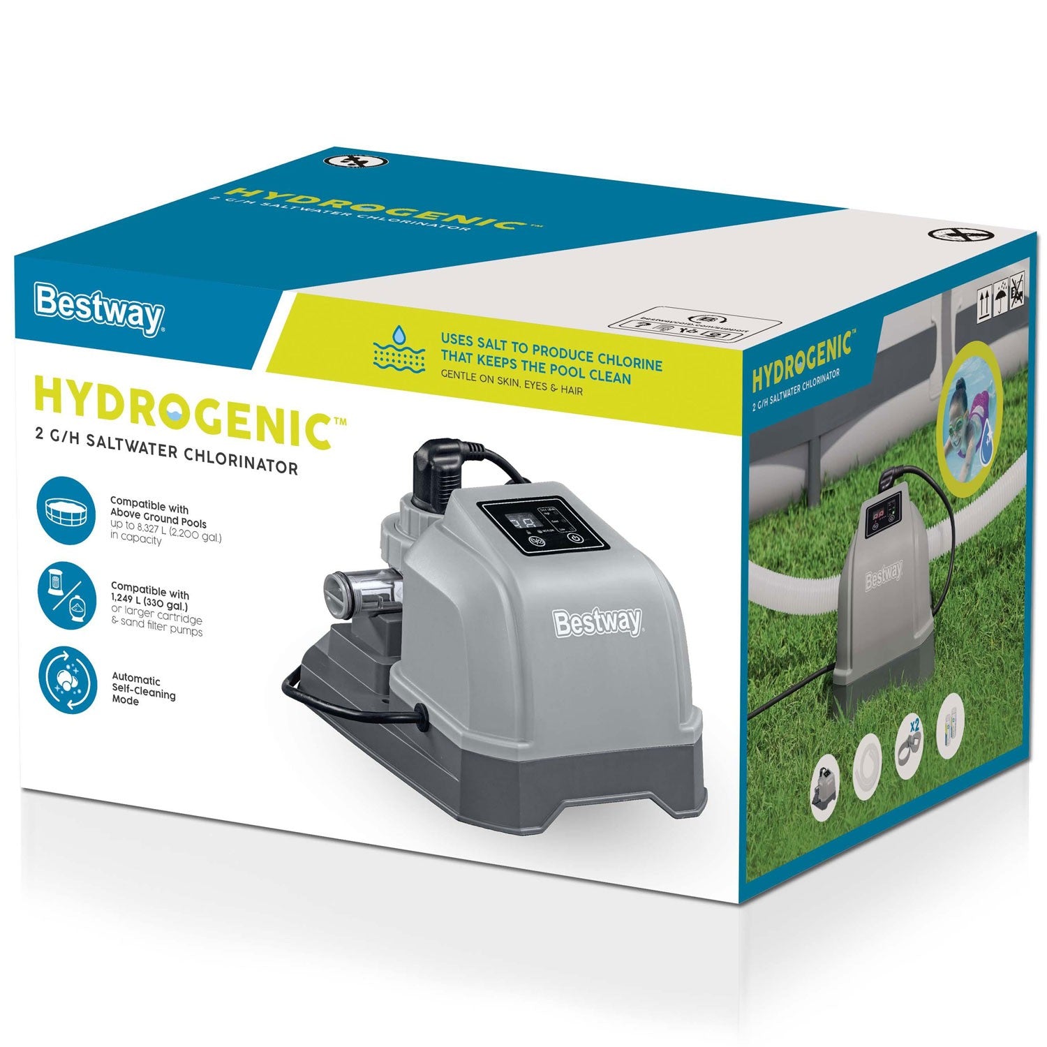 Hydrogenic 2 g/h Saltwater Chlorinator