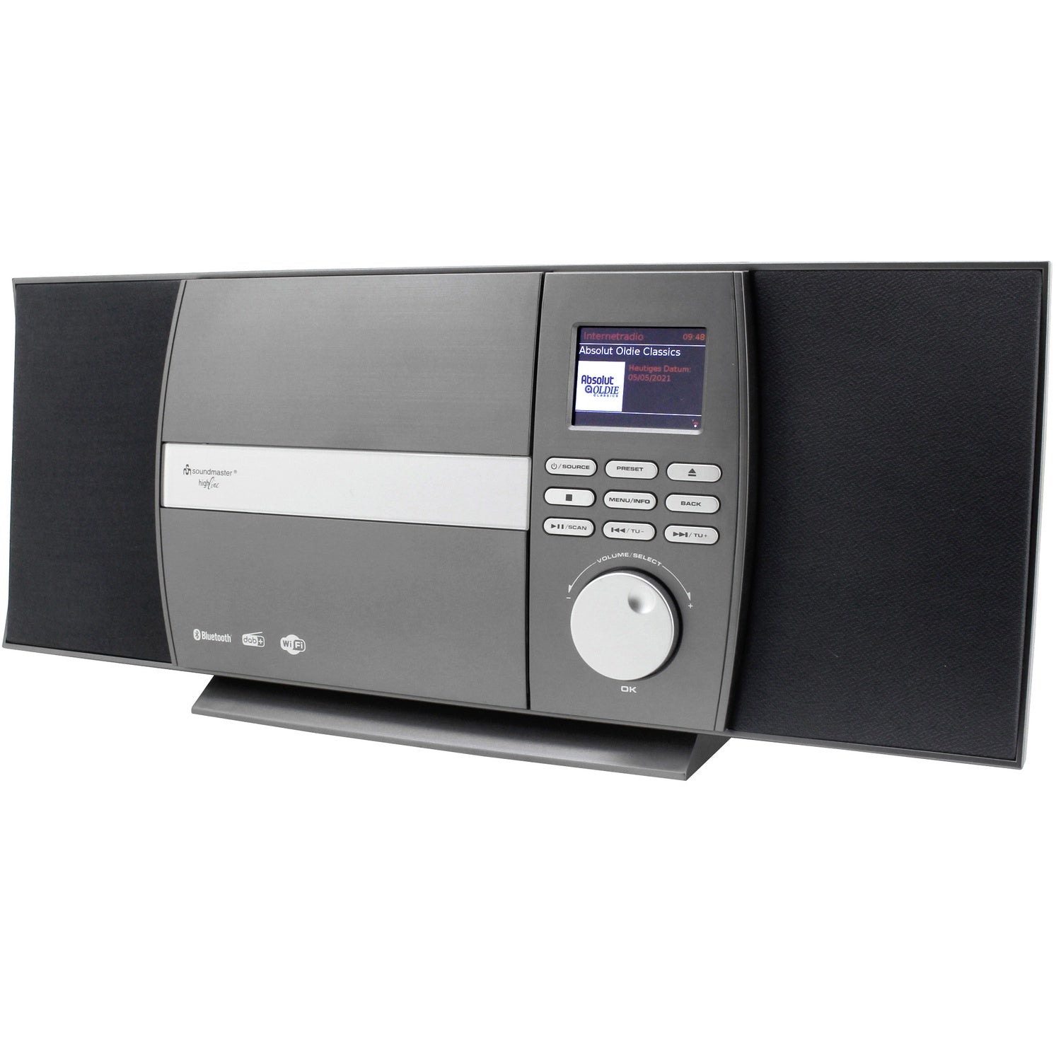 ICD1010AN Stereo Internet/DAB+/FM-Radio/CD/Bluetooth