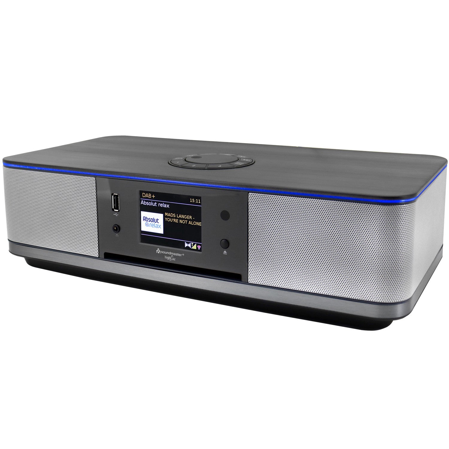 ICD2023SW Stereo music system with WLAN Internet/DAB+/FM radio, CD/MP3, USB, Bluetooth®, LED light