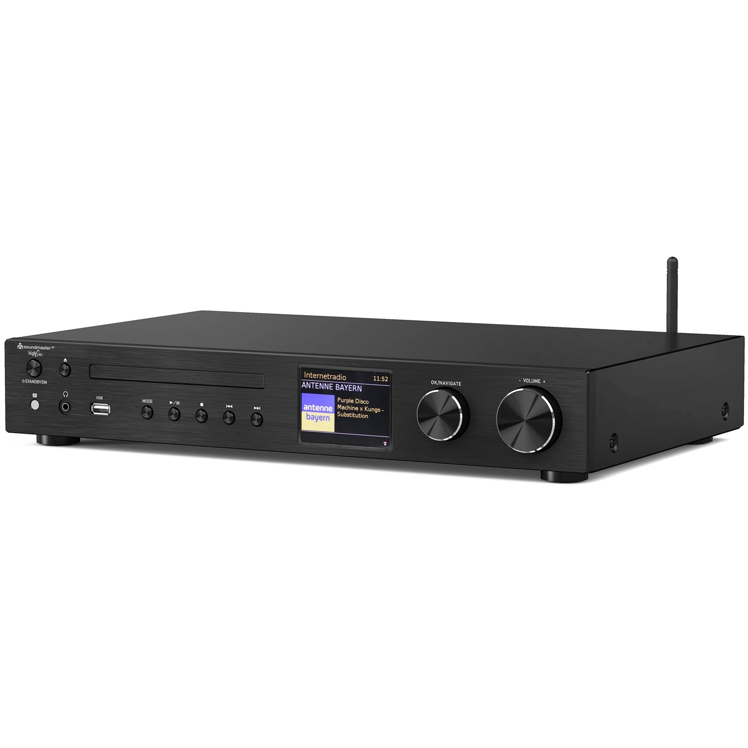 ICD4350SW Multi-audio system with WLAN/LAN-Internet/DAB+/FM radio, CD/MP3, USB, Bluetooth®, APP controlled