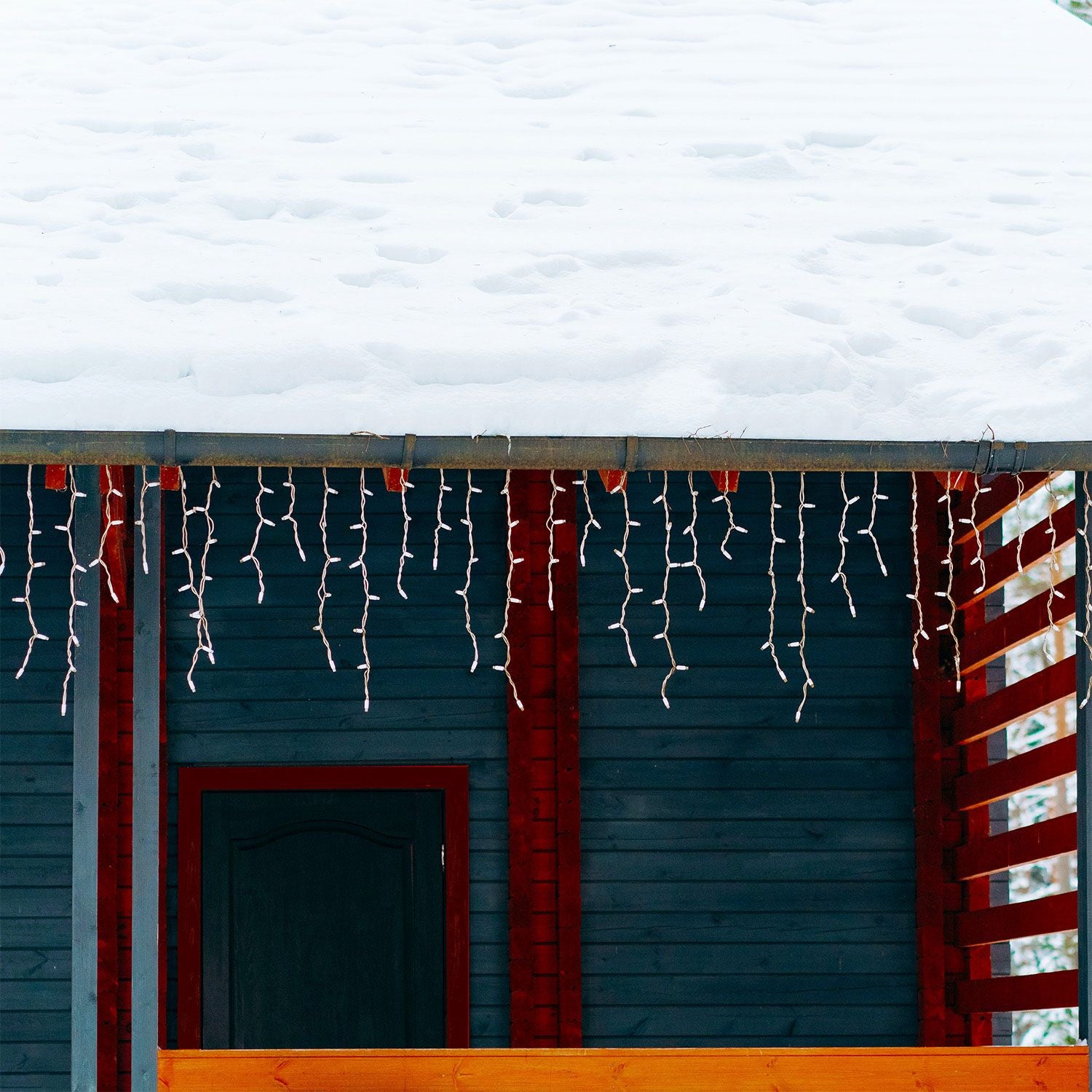 Ice 10m light curtain with sag of 30-70cm