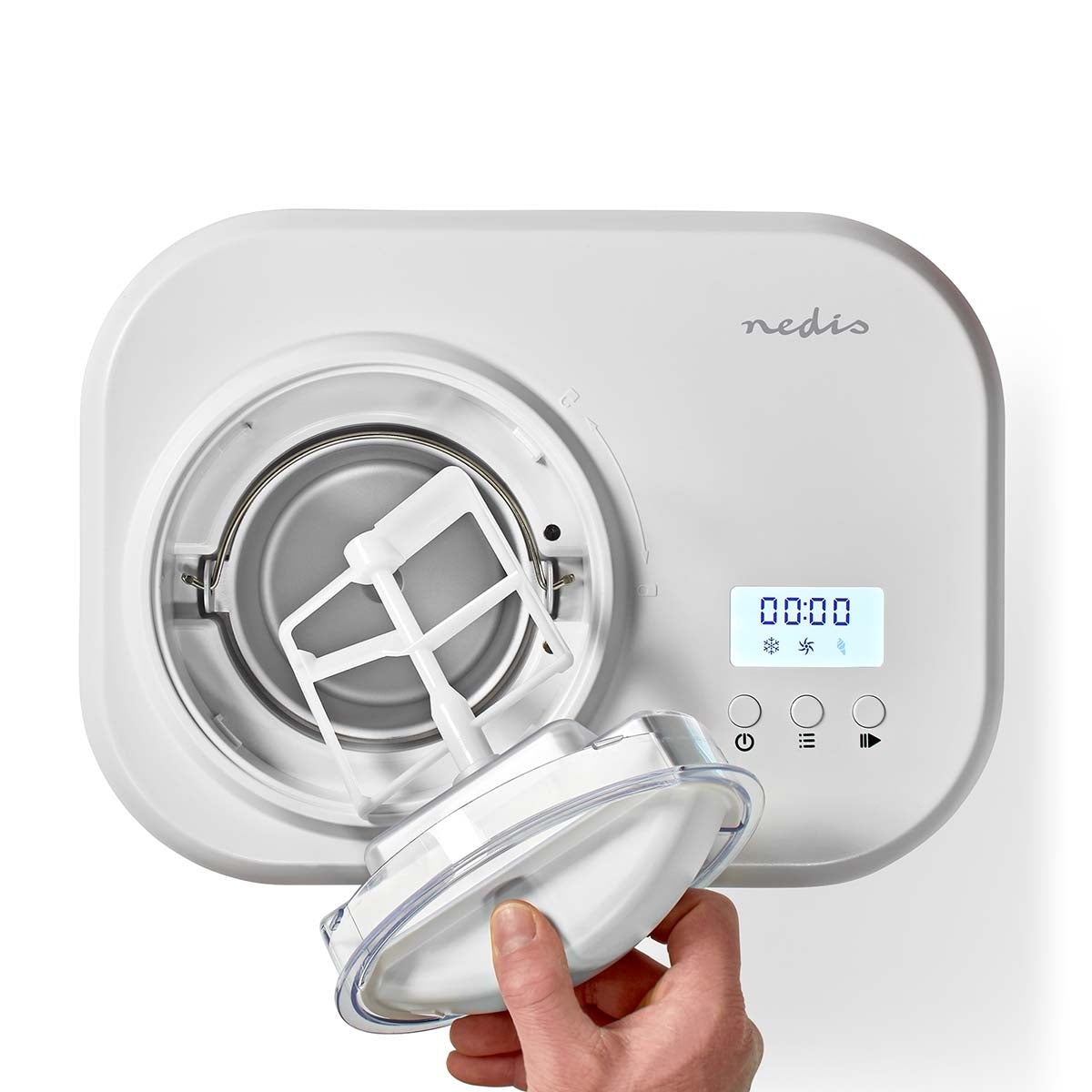 Ice Cream Maker | 1.0 l | White | Plastic