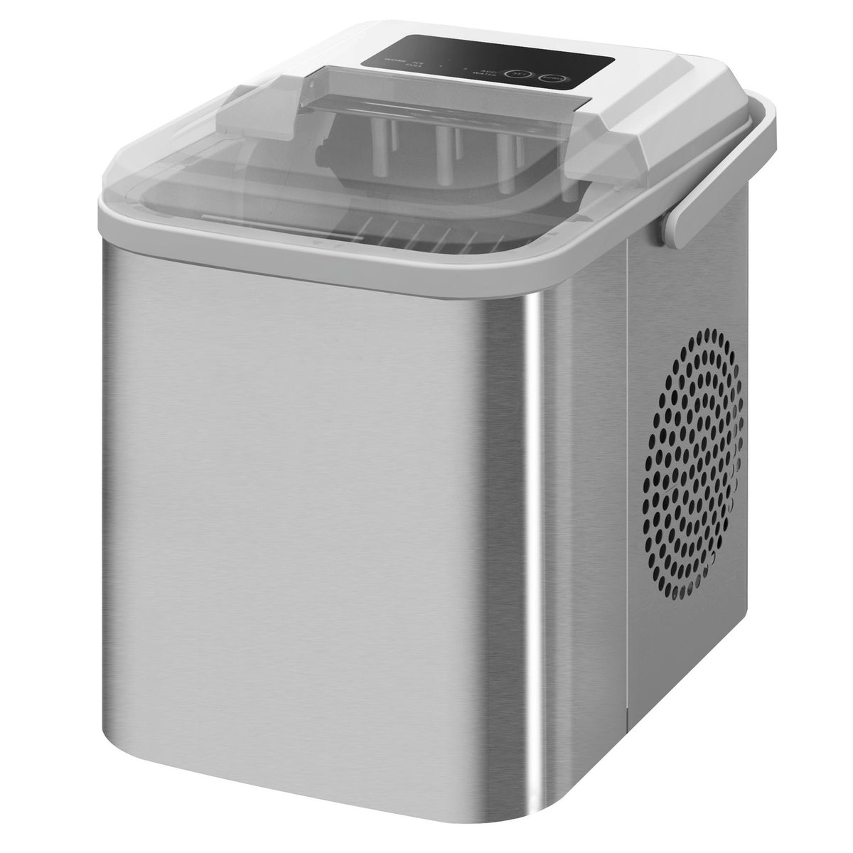Ice Cube Machine Ice Maker 9 Cubes Ready In 6-13 Minutes, 12 Kg In 24 Hours, Self-Cleaning Ice Cube Maker With Shovel, White