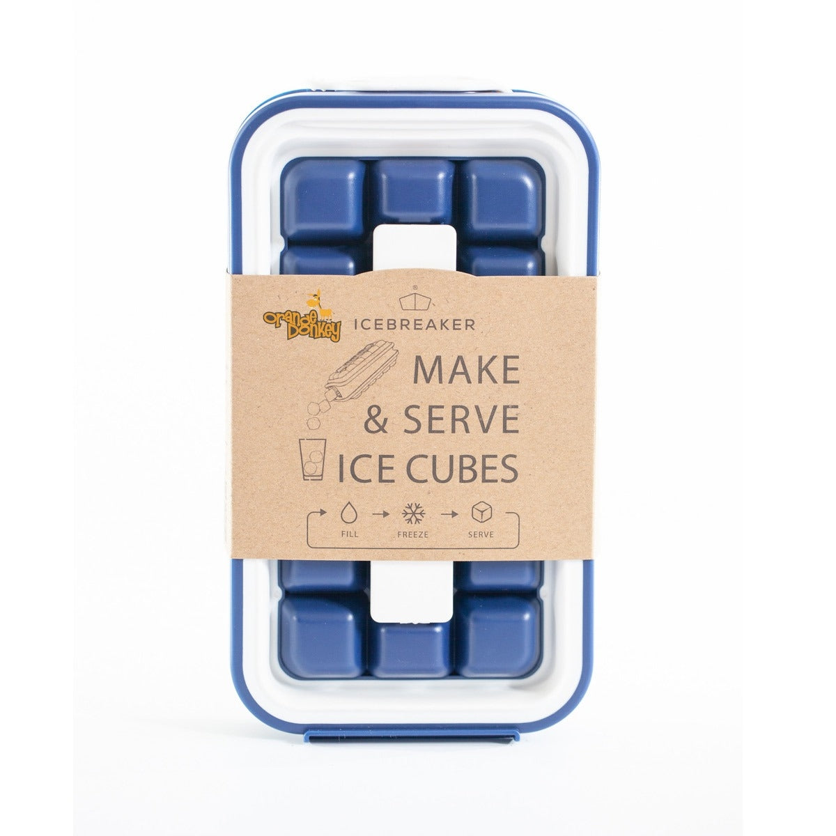 Ice Cube Tray with Easy Release, 18 Cubes, Airtight