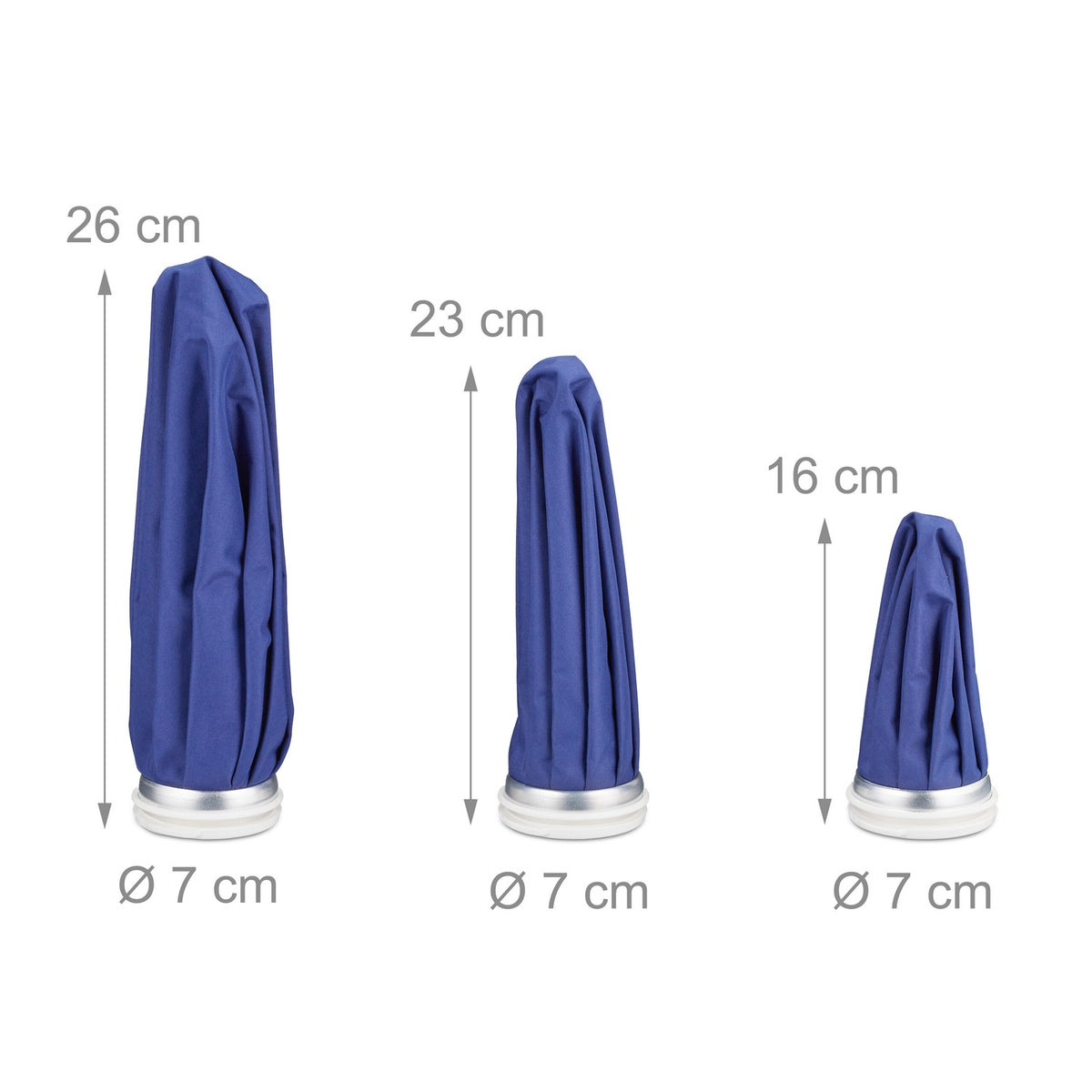 Ice Pack Bags, Reusable, 3 Sizes, Hot & Cold Therapy