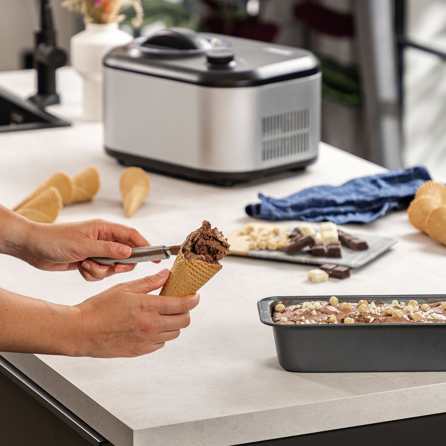 Ice cream machine Compressor 1l capacity