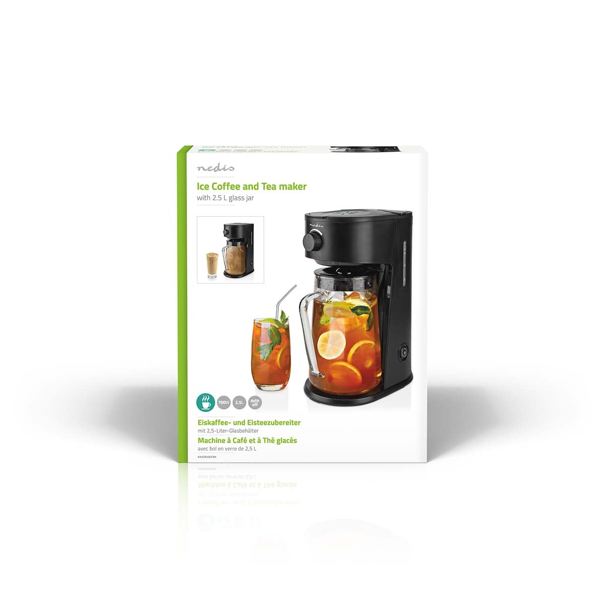 Iced Coffee & Iced Coffee Hardware | Filter coffee | 2.5 l | 6 Cups | Black