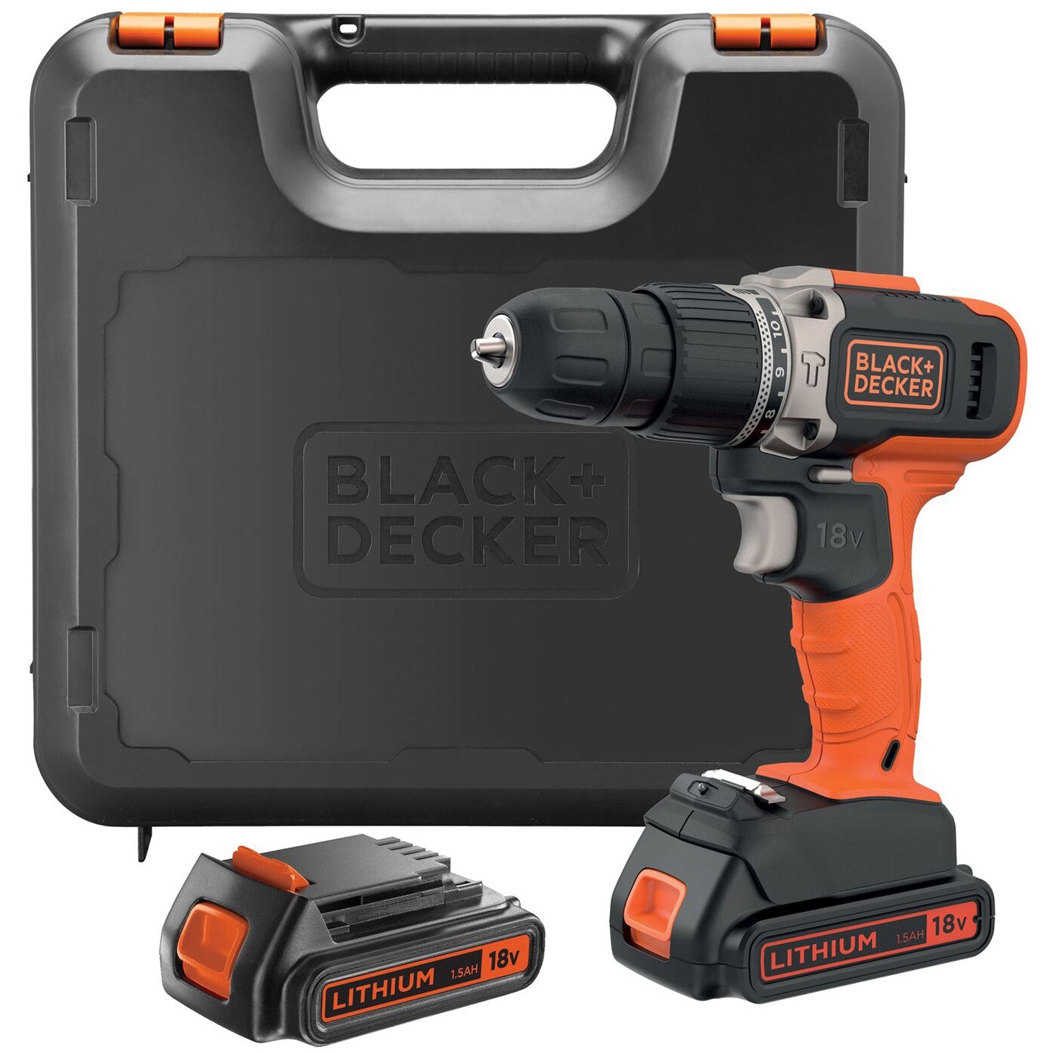 Impact drill 18V lithium-ion 2X1.5AH batt