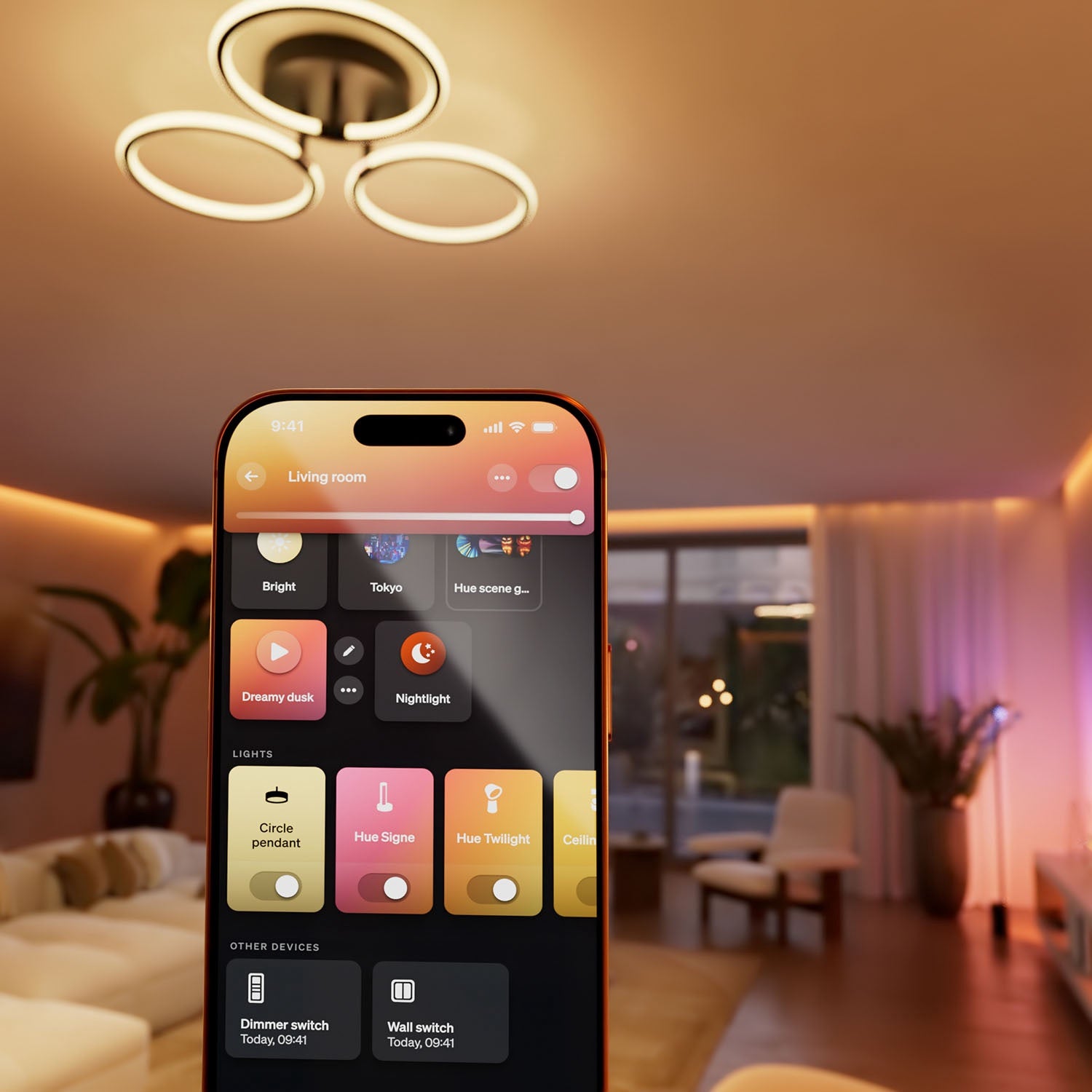 In-Wall Dimmer Switch for Non-Smart Lights