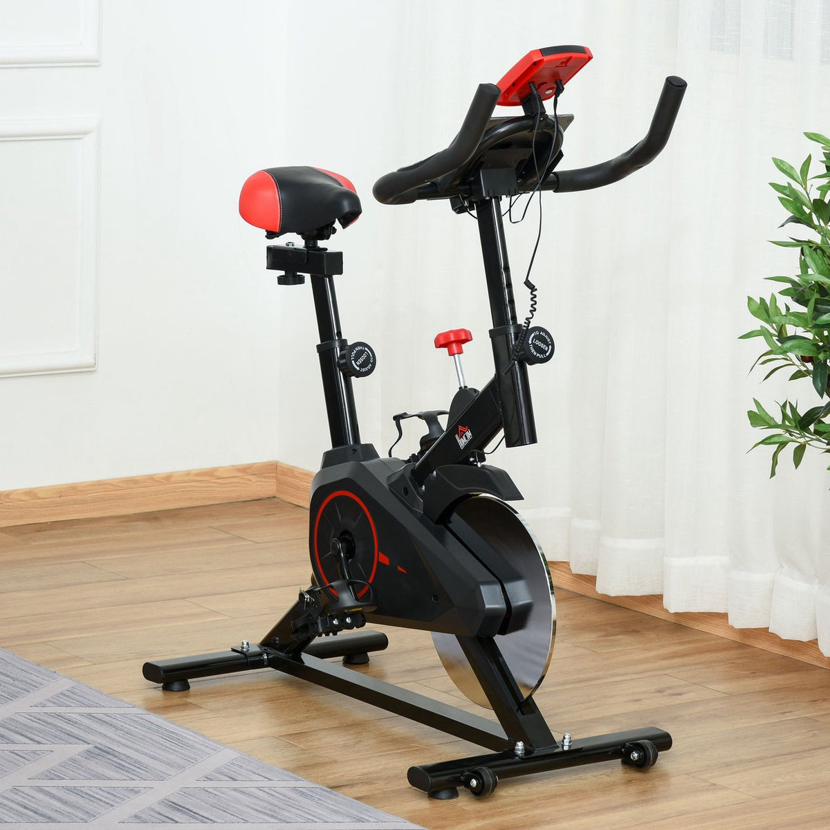Indoor Bicycle Trainer Cycling Bike Trainer Home Gym Fitness Bike 85 X 46 X 114 Cm