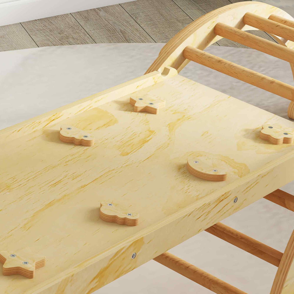Indoor Climbing Set for Toddlers – 9-in-1 Wooden Play Gym