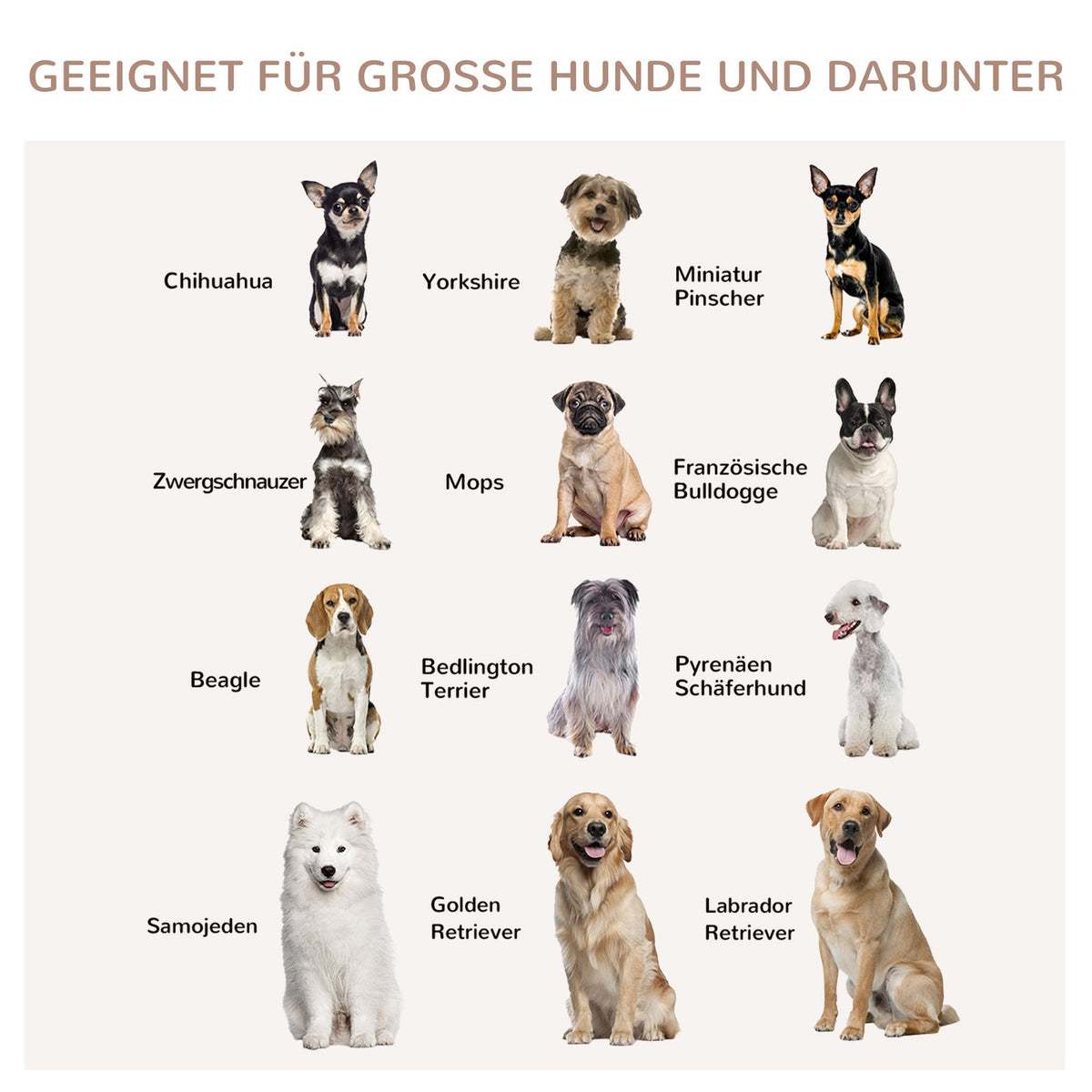 Indoor Dog Cage Pet Cage For Small/Medium Dogs, Chipboard, Dark Walnut+White, 106X60X76Cm