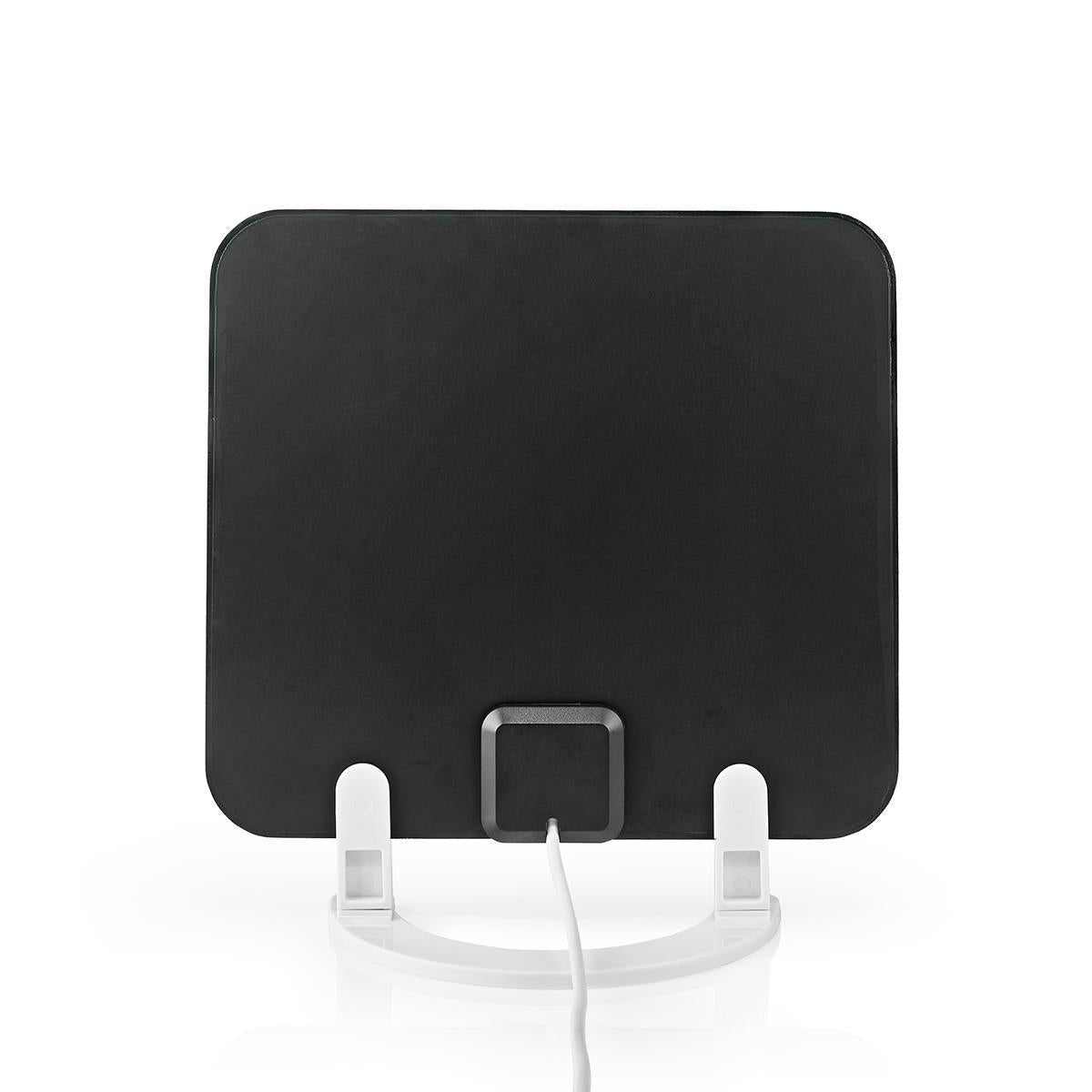 Indoor antenna | Active | FM / UHF / VHF | Reception area: 0-25 km | LTE700 | Gain: 30 dB | ABS | White