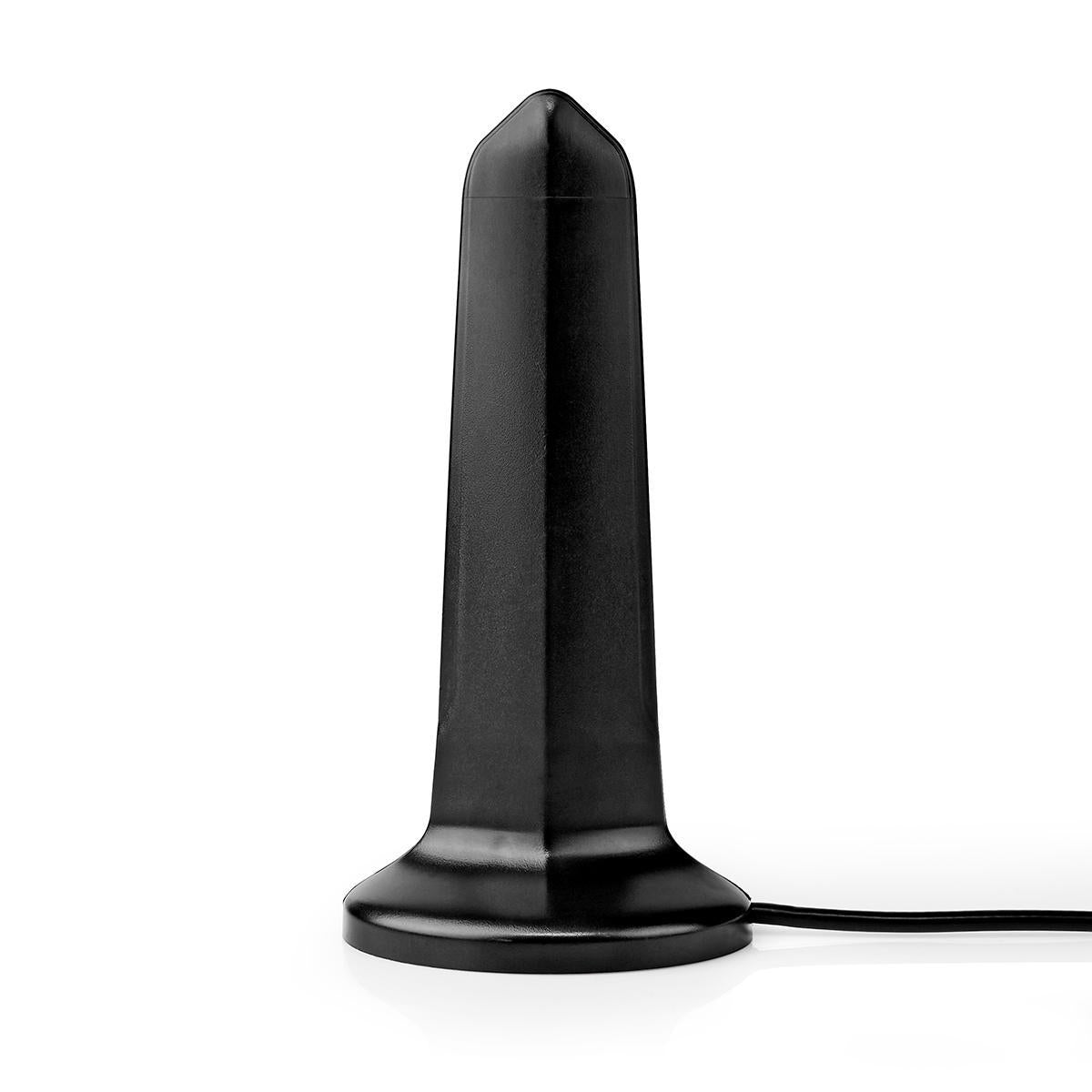 Indoor antenna | Active | UHF | Reception area: 0-15 km | LTE700 | Gain: 26 dB | ABS | Black