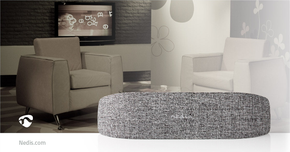 Indoor antenna | Active | UHF | Reception area: 0-25 km | LTE700 | Gain: 28 dB | ABS / Fabric | Gray