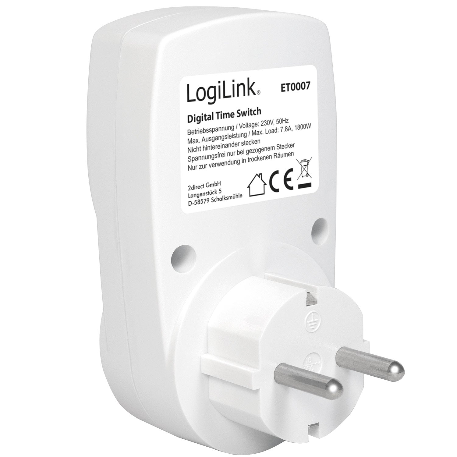 Indoor timer Digital 1800W