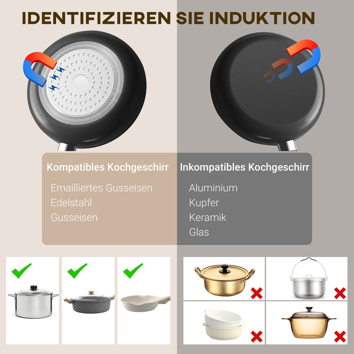 Induction hob hob 2 plate portable induction hob with 8 power levels and 10 temperature levels, 3500 W, child lock, timer, black |
