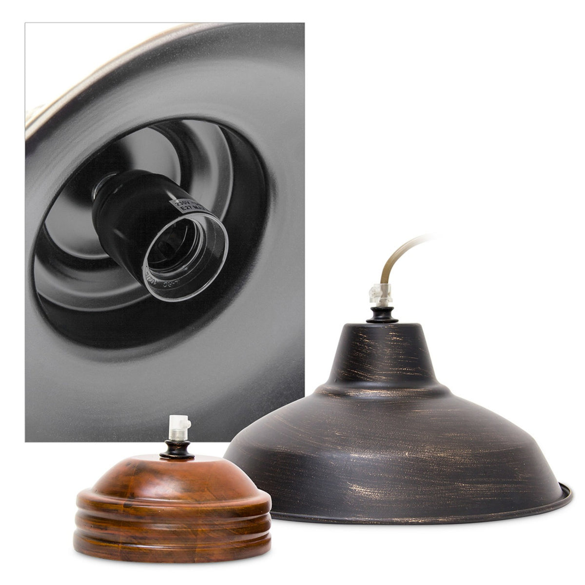 Industrial ceiling light adjustable