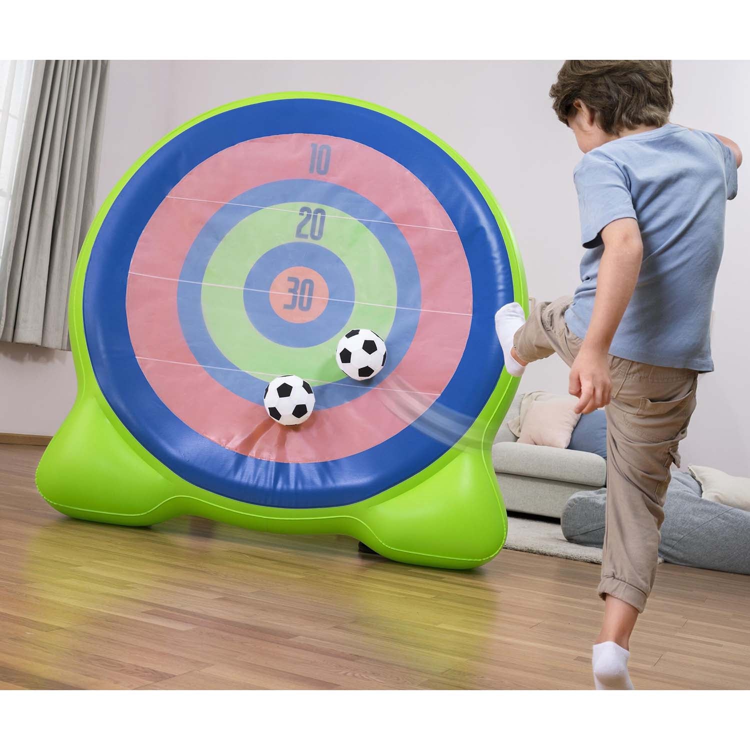 Inflatable Backyard Target Game with Balls & Axes
