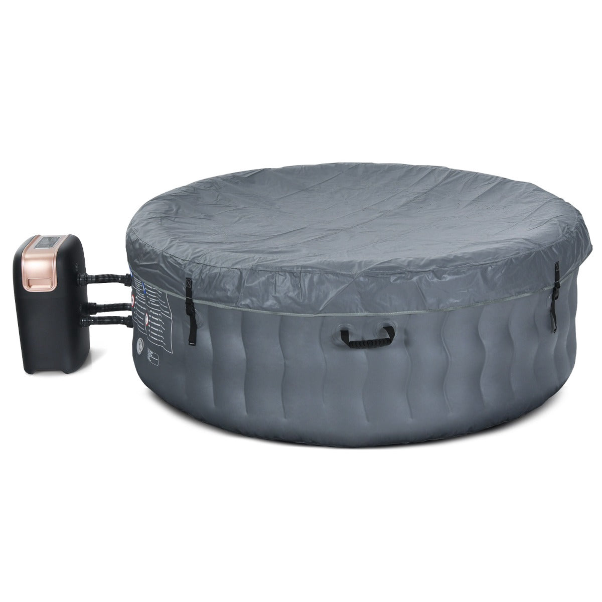 Inflatable Hot Tub 180cm, 108 Jets, Heated, 4-Person