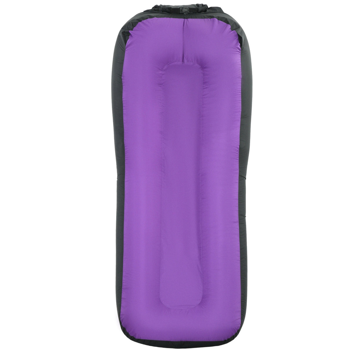Inflatable Lounger Waterproof Self-Inflatable 200Kg Carry Bag Camping Purple
