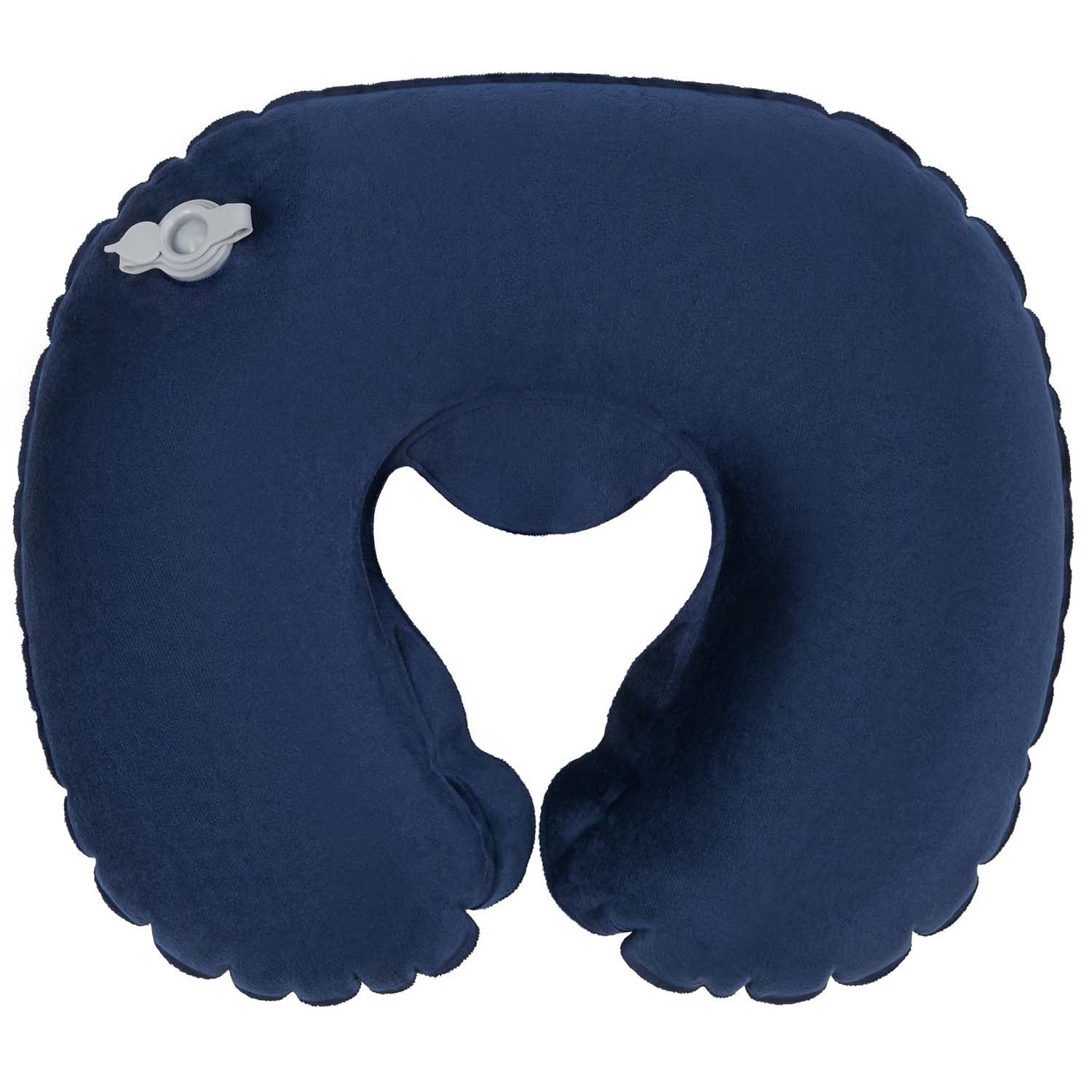 Inflatable Neck Pillow, Midnight Blue, Travel Comfort