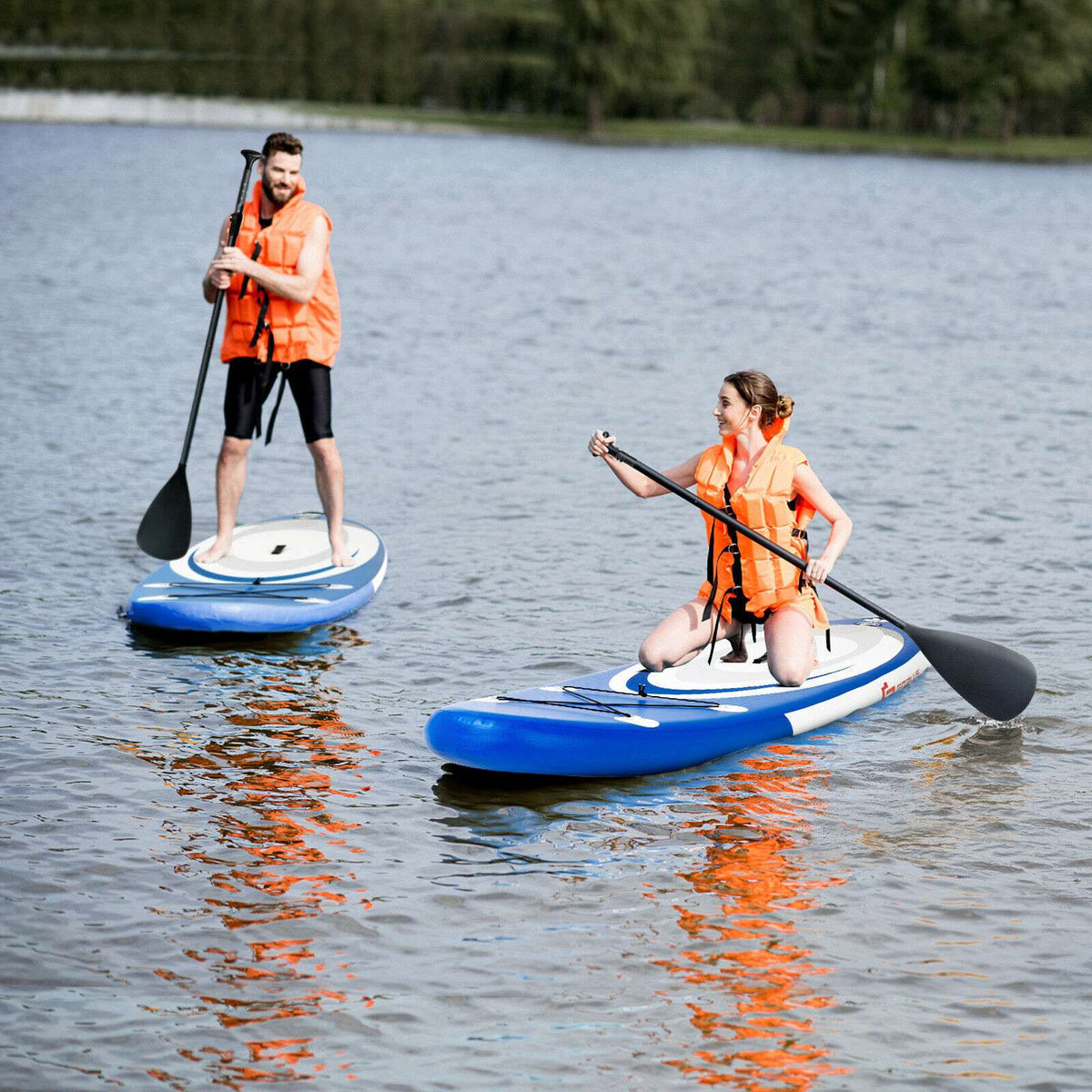 Inflatable Stand Up Paddle Board 10ft, Backpack, Paddle Pump