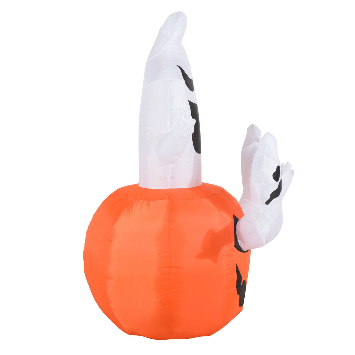 Inflatable pumpkin ghost ghost Halloween decoration air figure with LED lighting, polyester, 120x120x180cm