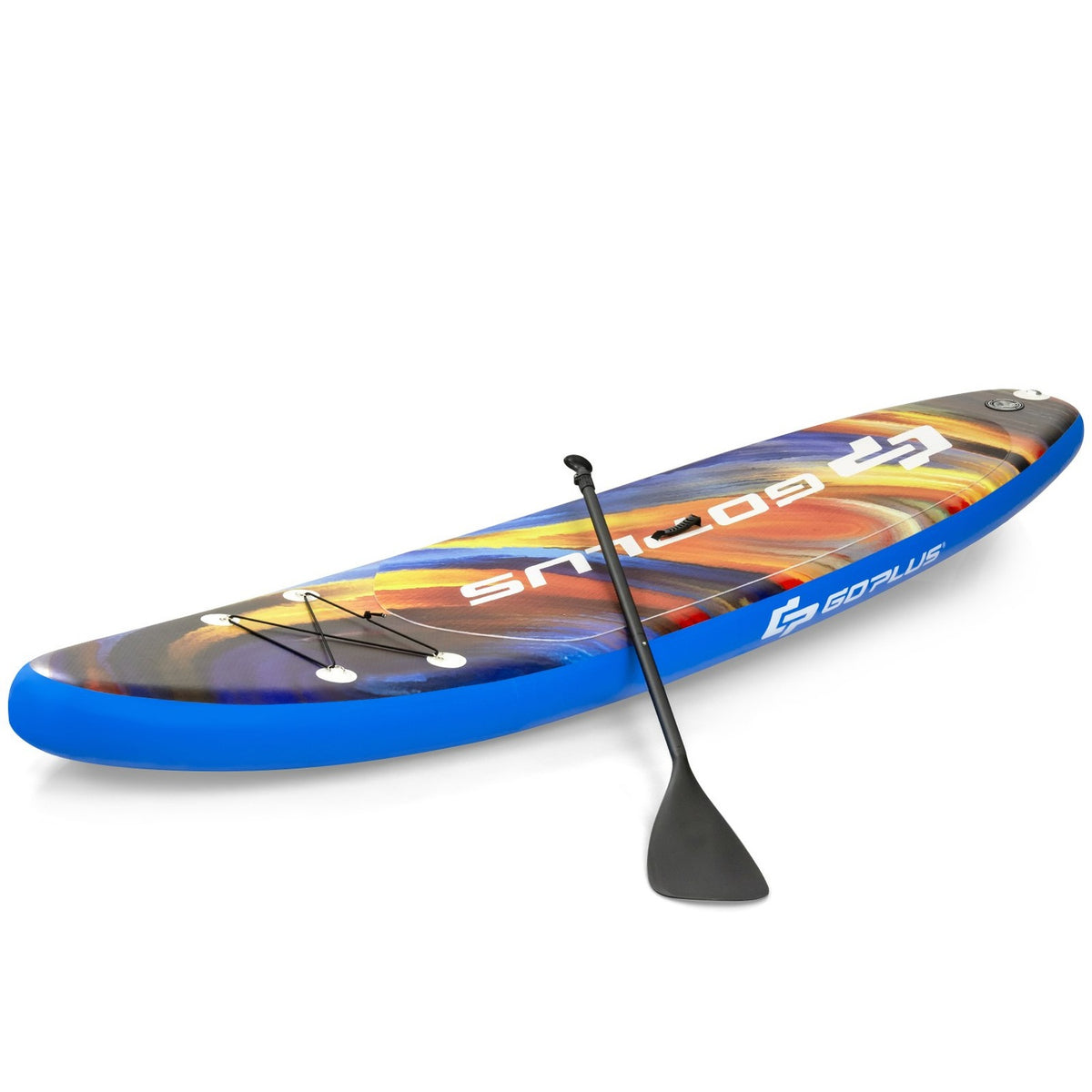 Inflatable stand up surfboard widened board 320 x 76 x 15 cm starry sky pattern colorful