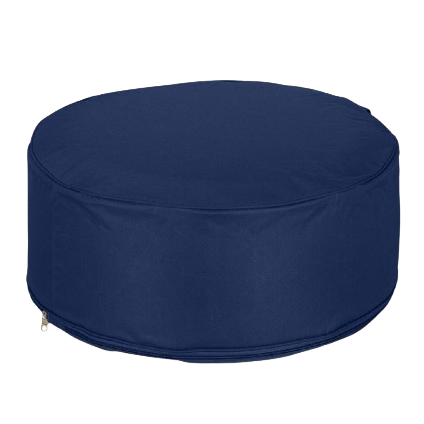 Inflatable stool in blue