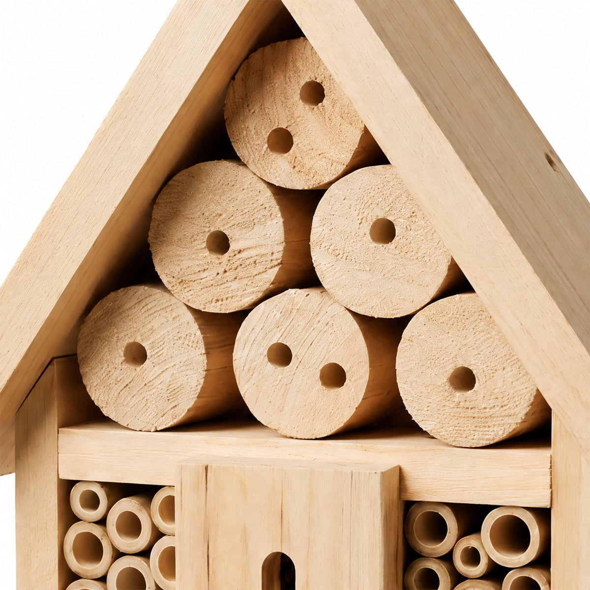 Insect Hotel Kit, Fir Wood & Bamboo, 30.5 cm