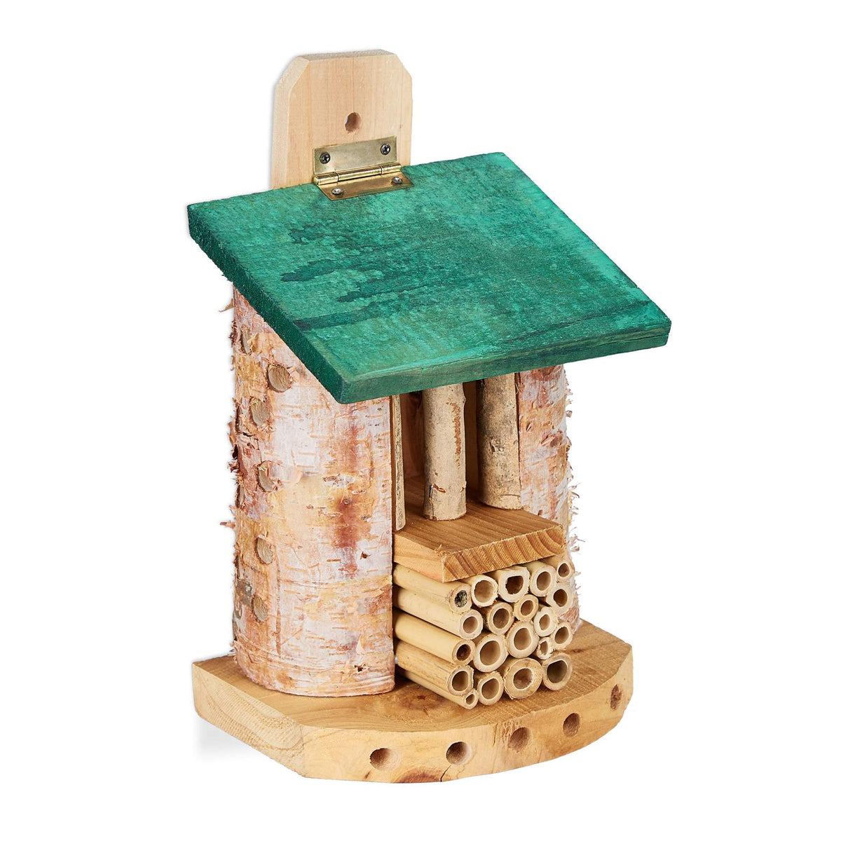Insect Hotel for Bees with Green Roof
