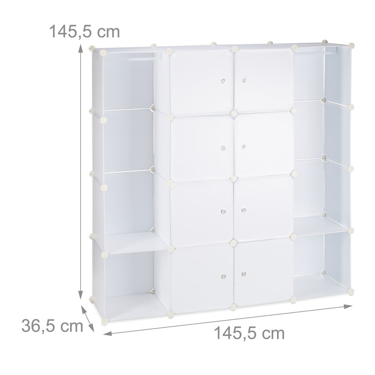 Insert system for wardrobe 12 compartments