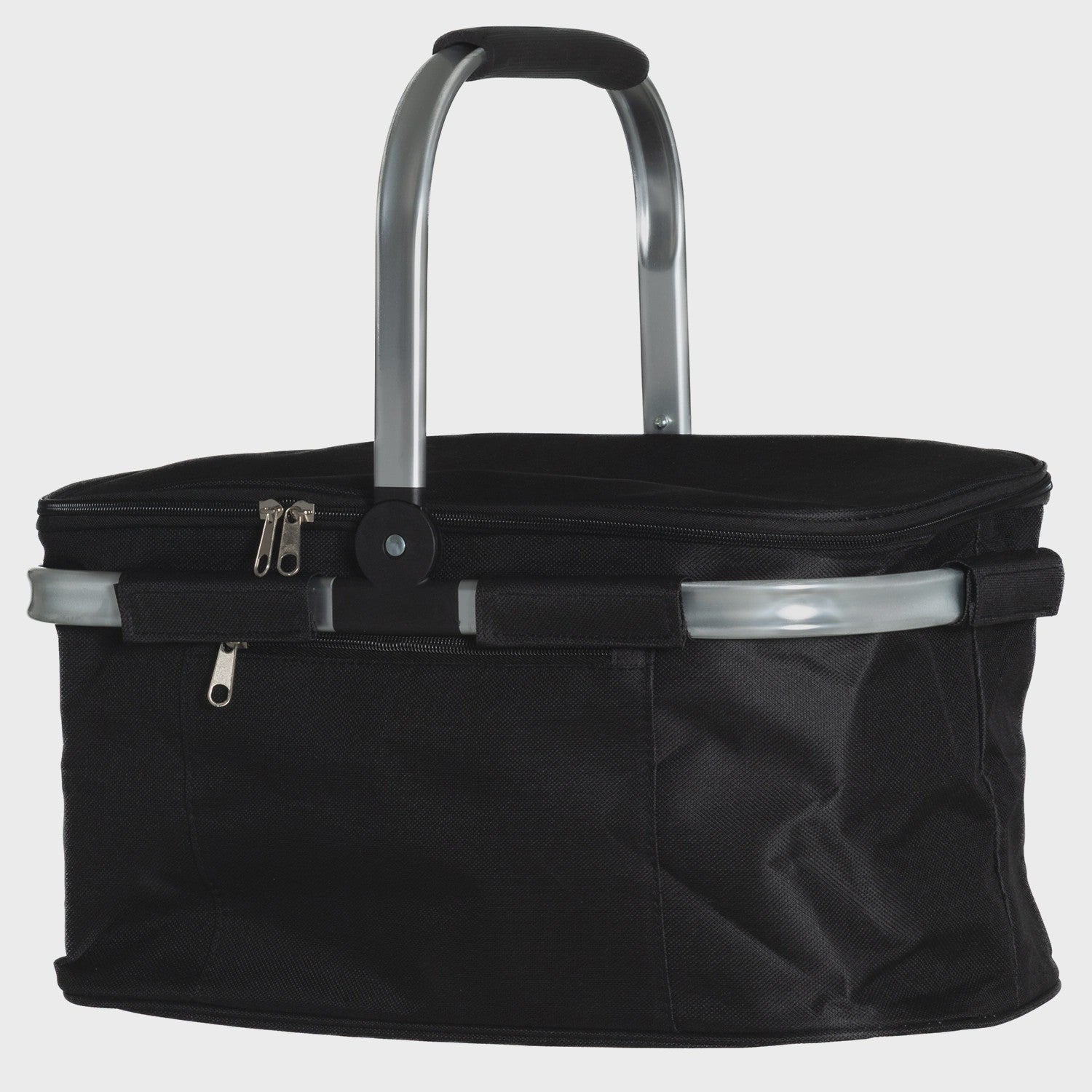 Insulated Picnic Bag, 30L, Foldable, Dual Zippers
