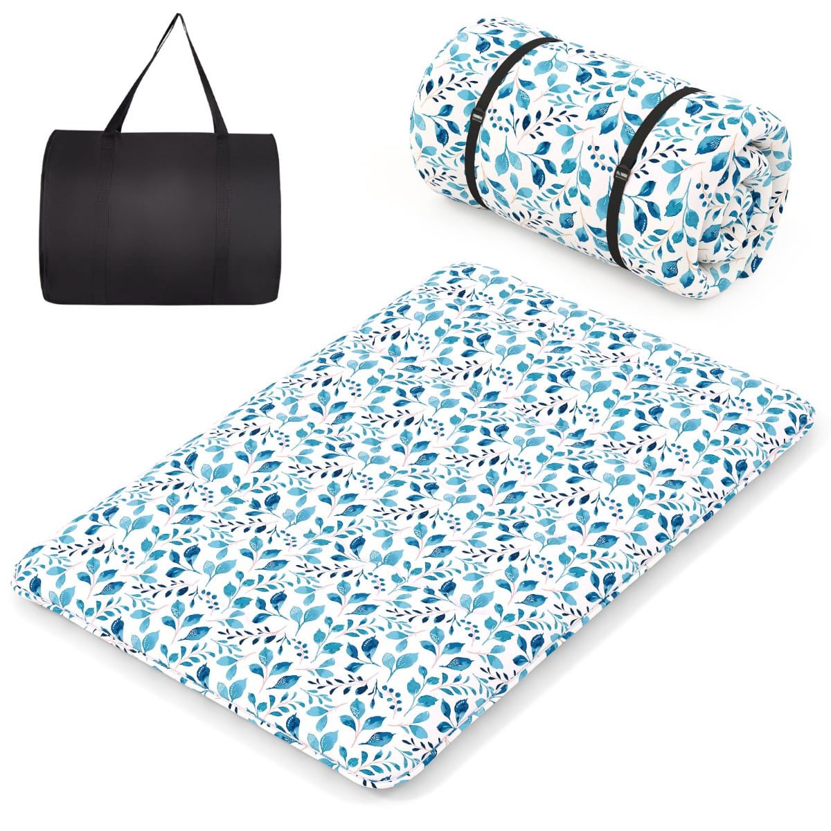 Japanese Futon Mattress, Washable Cover, 140x200 cm