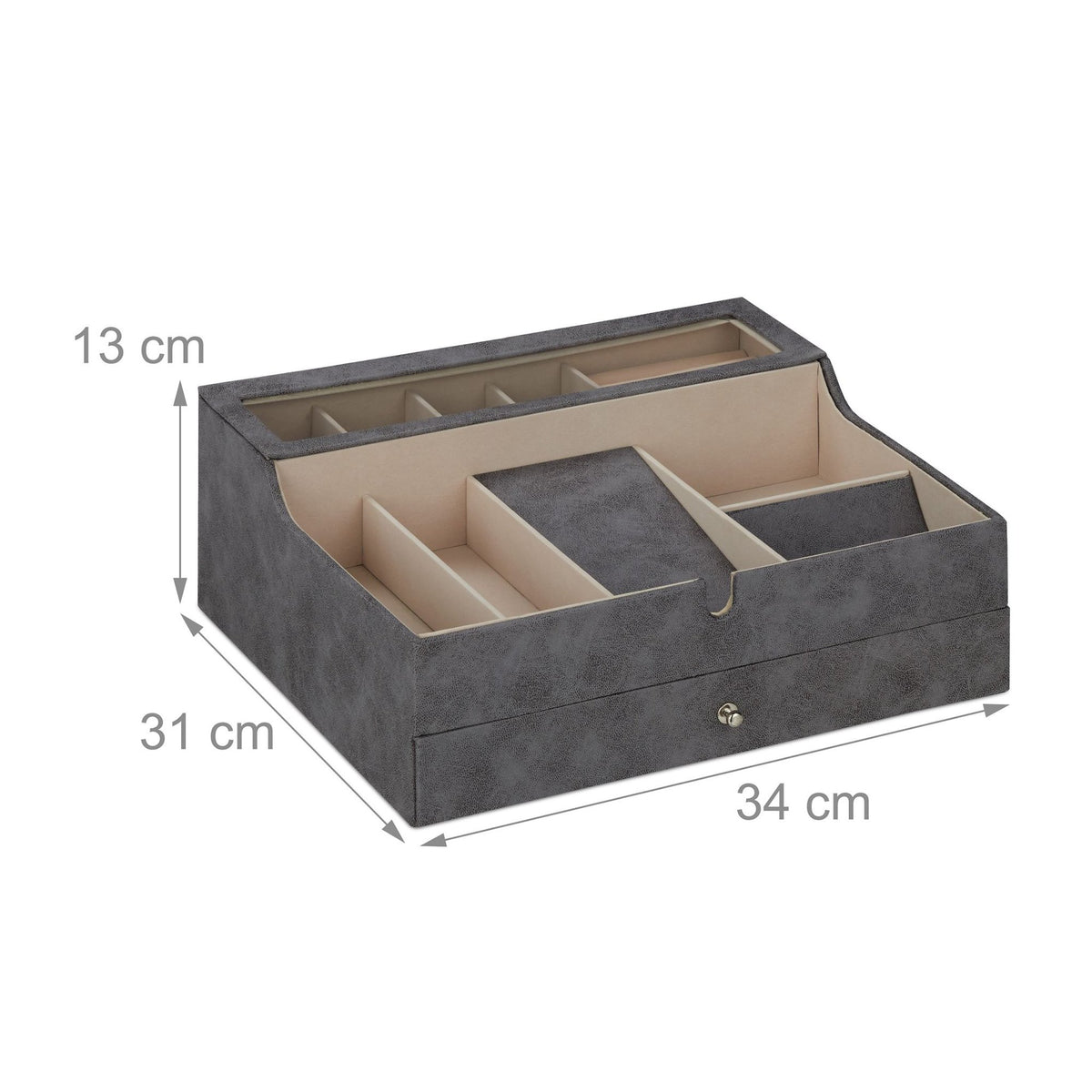 Jewelry box in leather look