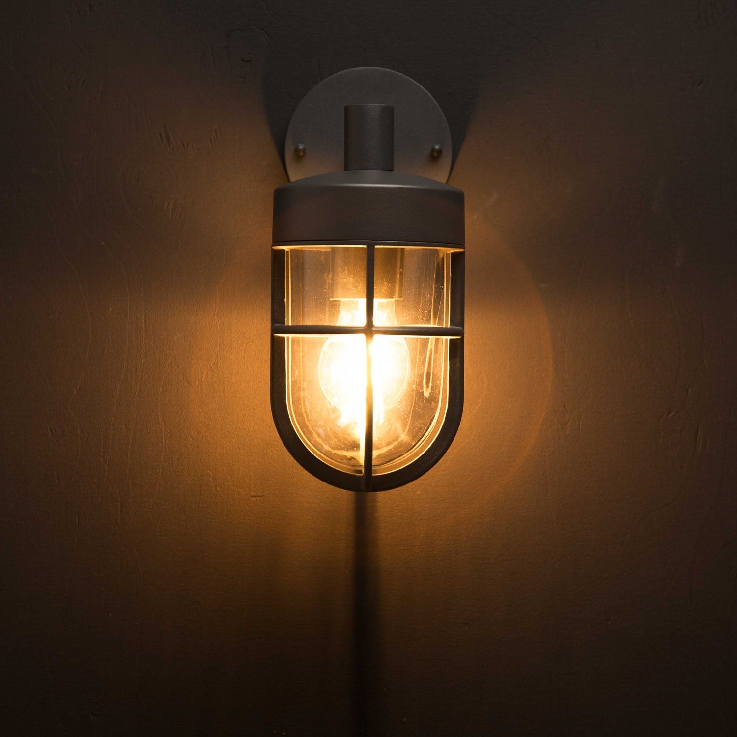 Jimmy Wall light E27 socket IP44 Anthracite